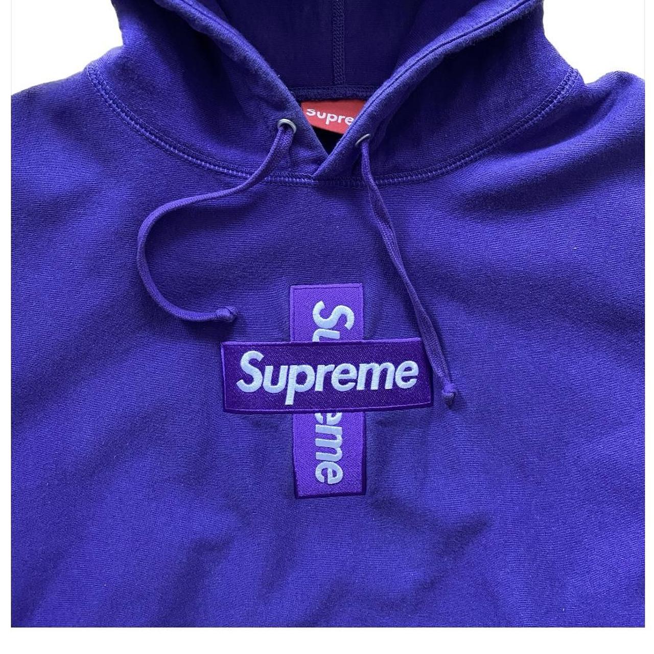 Supreme Hoodie The Supreme Cross Box Logo Hoodie... Depop
