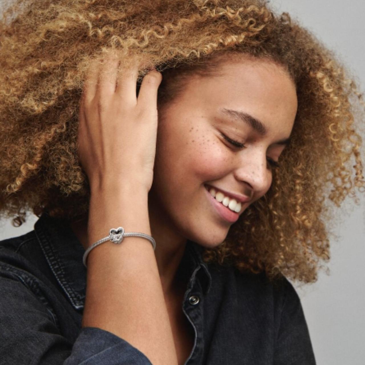 PANDORA Love You Mom Infinity Heart Charm Depop