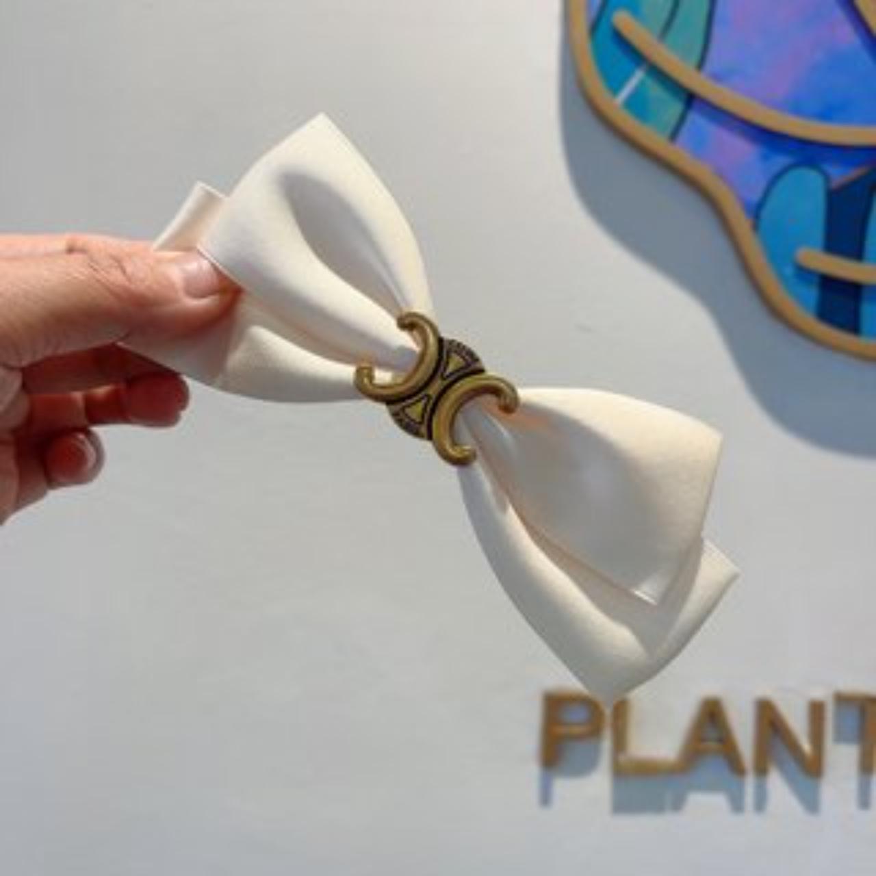 関税込 Celine Vichy Ribbon Hair Clip 関税込 Celine Vichy Ribbon Hair Clip