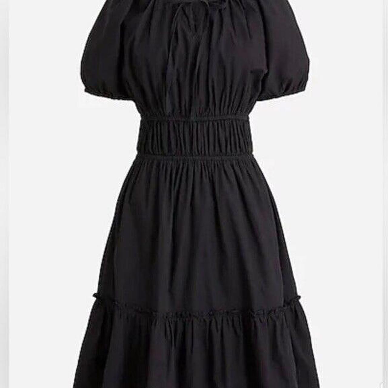 Crew Women's A-line Dress Black M – Crew cinched-waist