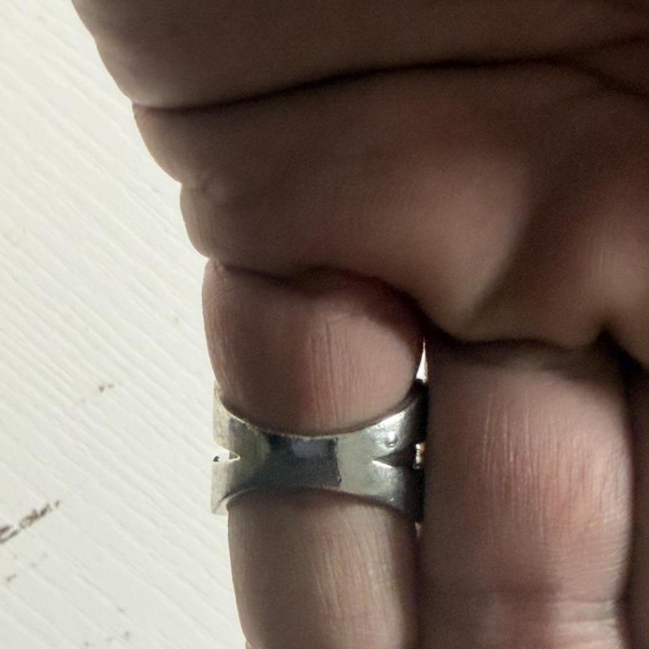 Women's Ring - Silver/Multi – Multi coloured rhin… - image 5