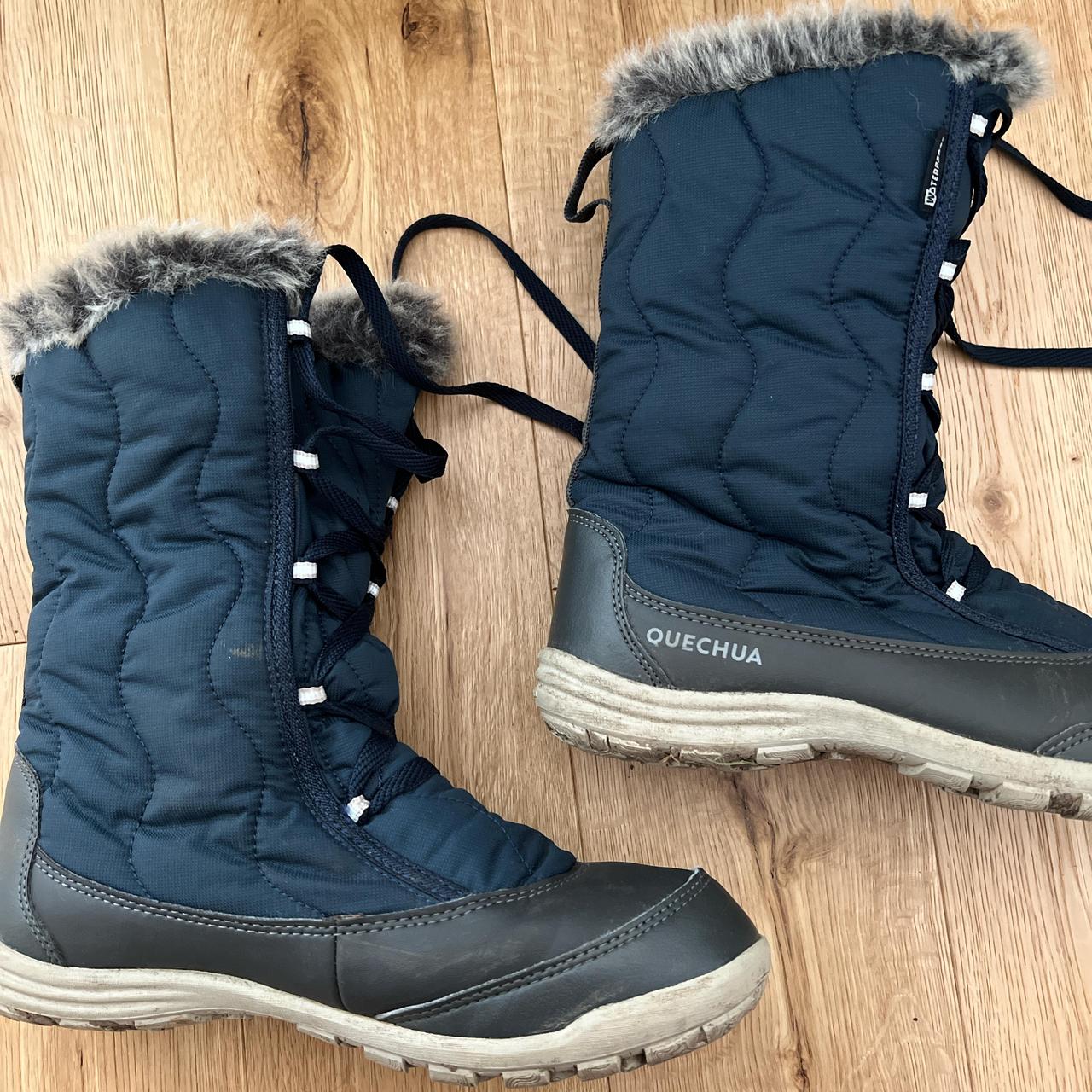 Decathlon Women's Zip Up Snow Boots Quechua Women's SH100 X