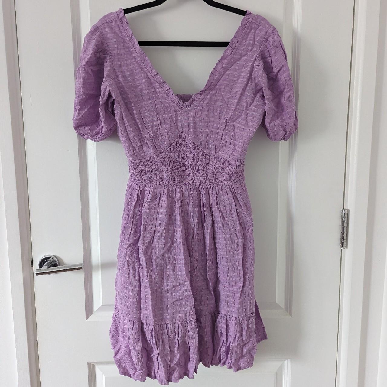 French Connection Mini Tea Dress Lilac Light. Depop