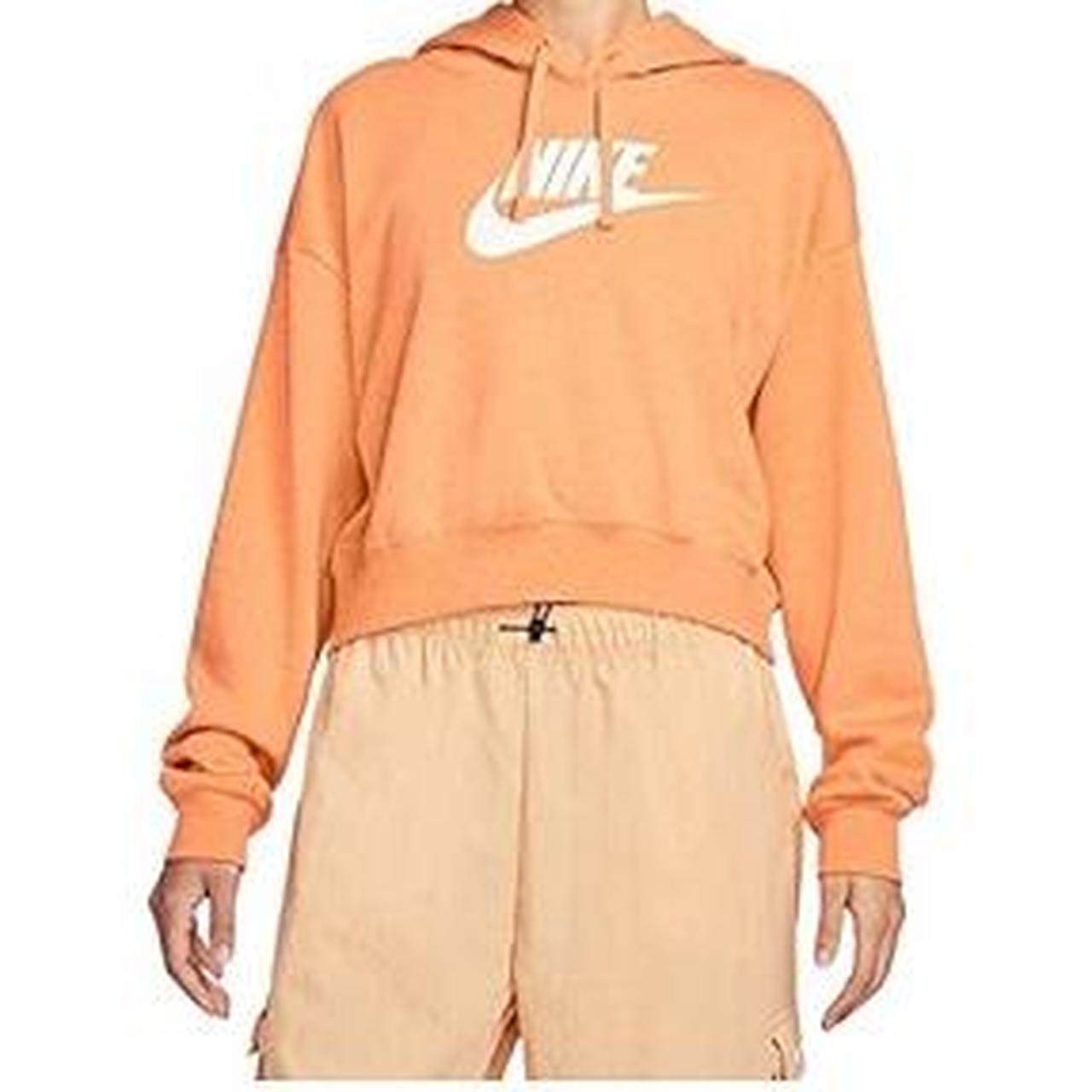 nike oversized cropped hoodie
