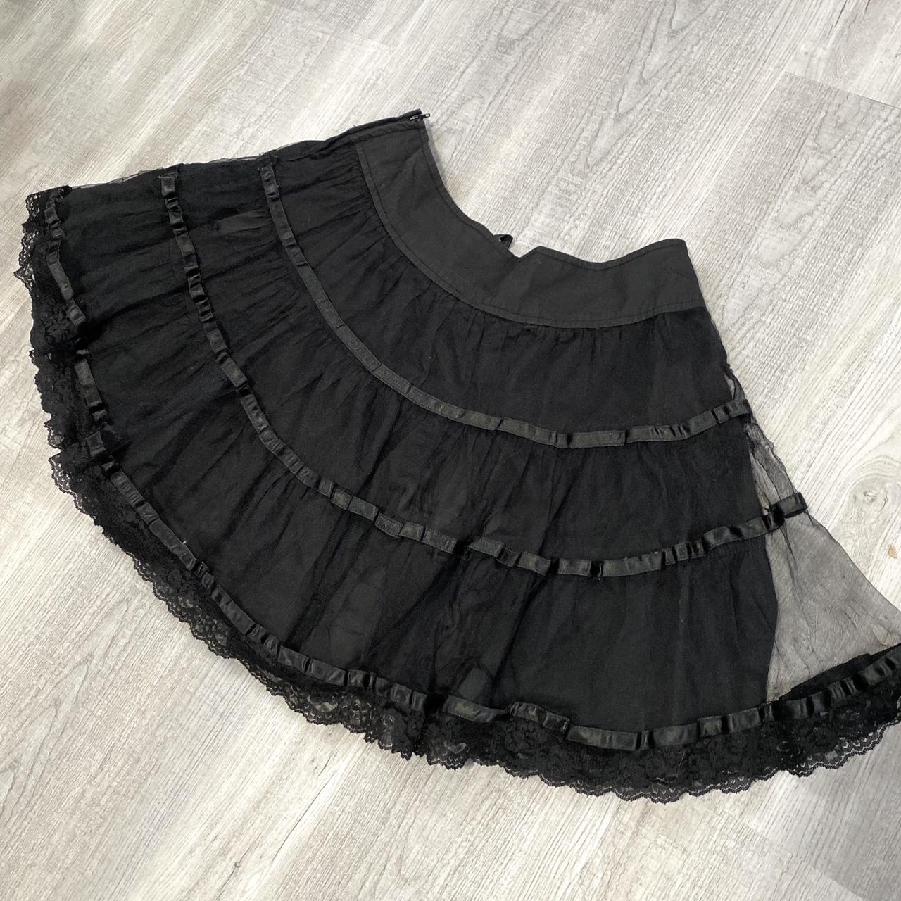 vintage lip service skirt definitely preloved goth... - Depop