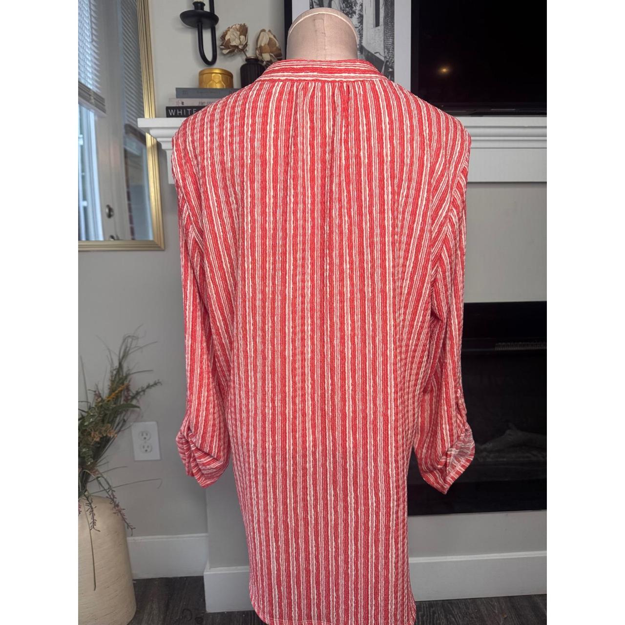 Ruby Rd. Women's Blouse - Red/White - L – Ruby Rd… - image 5