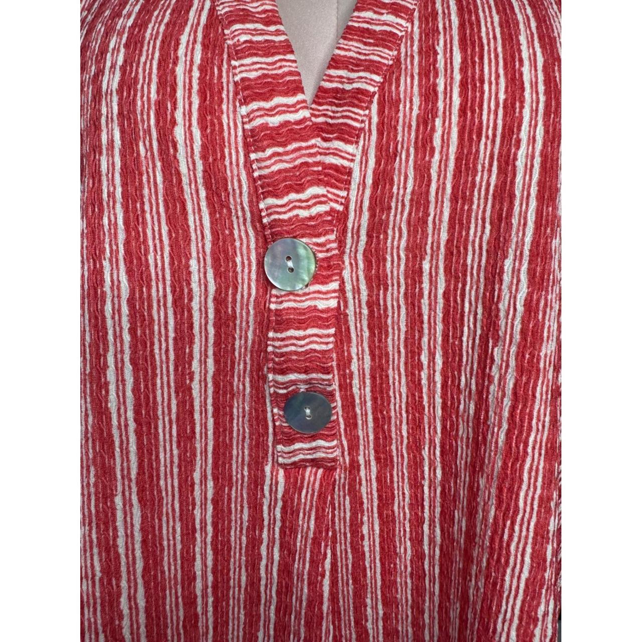 Ruby Rd. Women's Blouse - Red/White - L – Ruby Rd… - image 2