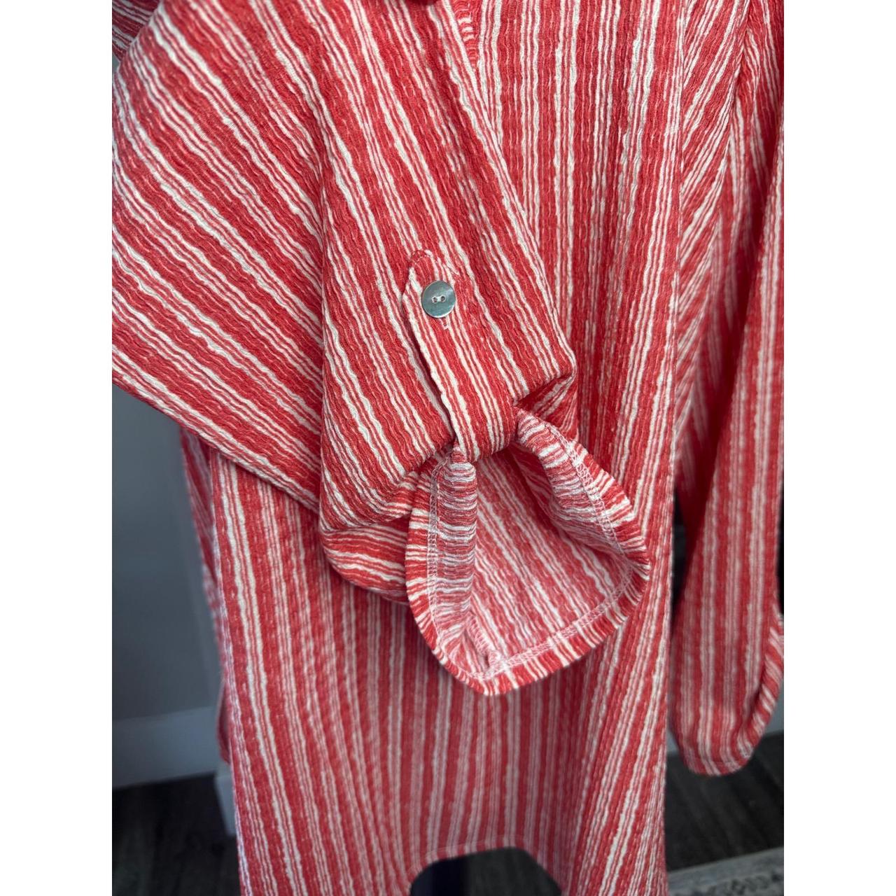 Ruby Rd. Women's Blouse - Red/White - L – Ruby Rd… - image 3