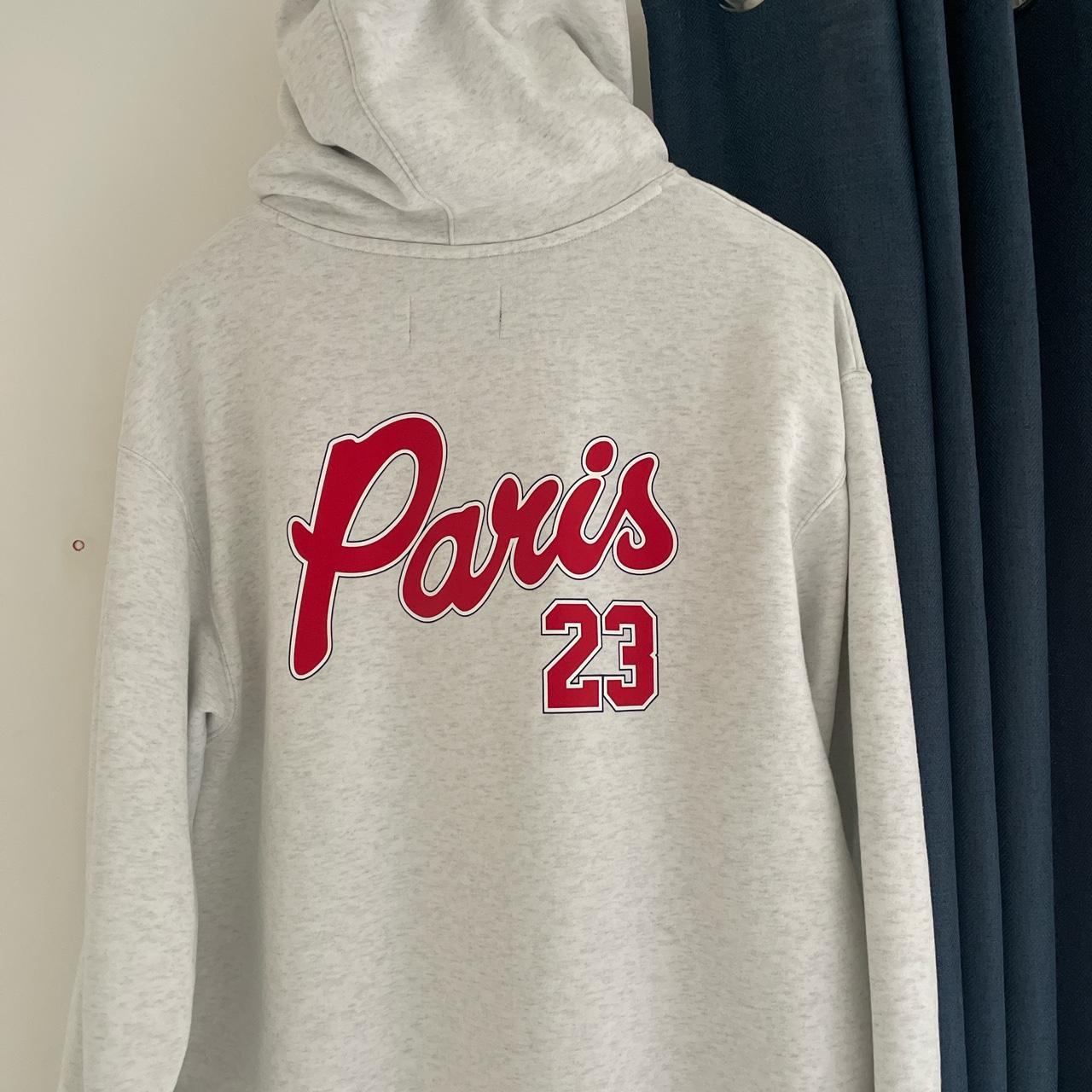 Jordan Men's White Hoodie Depop