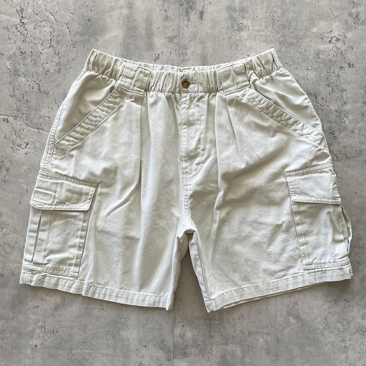 Ocean Pacific Men S White And Cream Shorts Depop   P0 