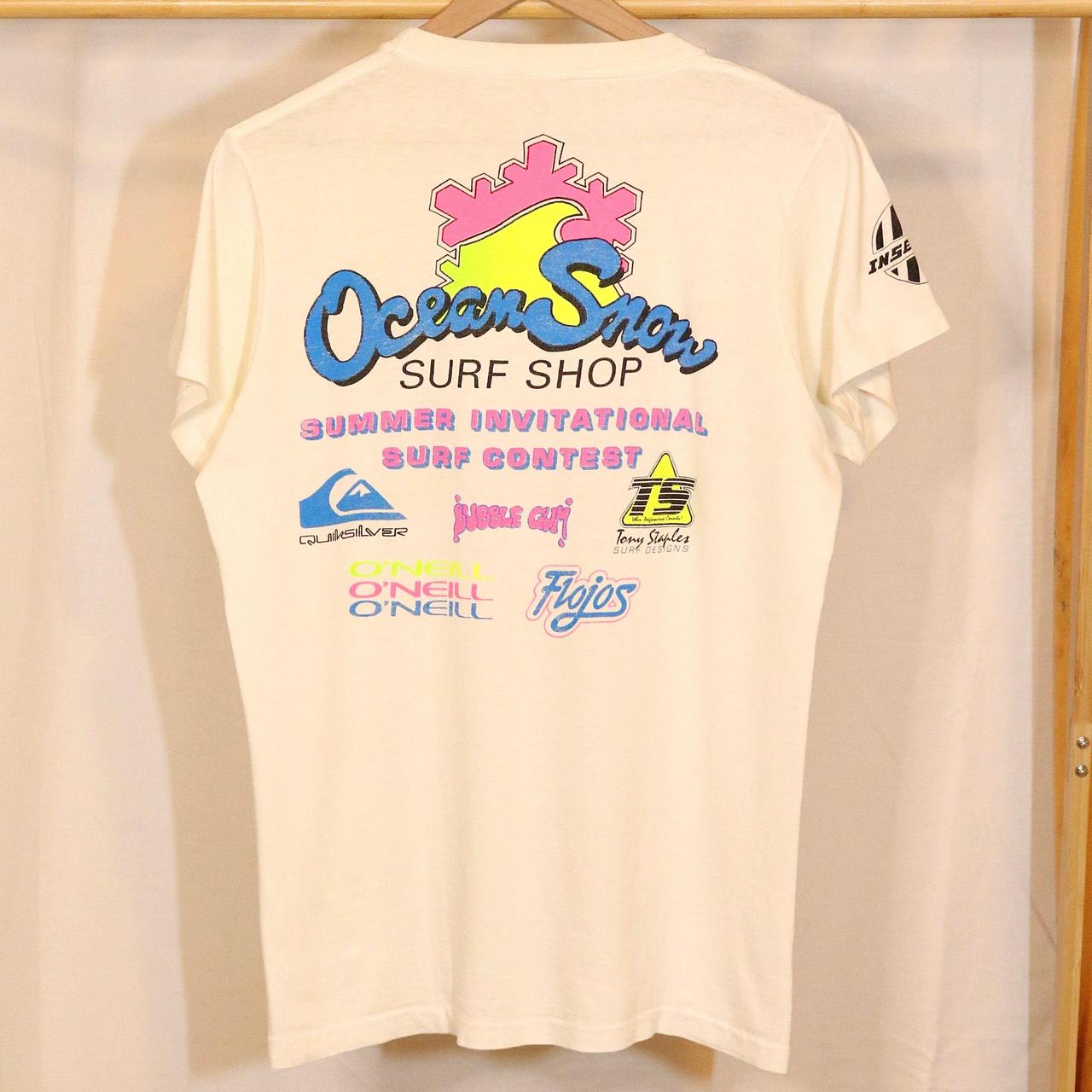 Vintage Surf Shop T Shirt 80s Ocean Snow Summer... - Depop
