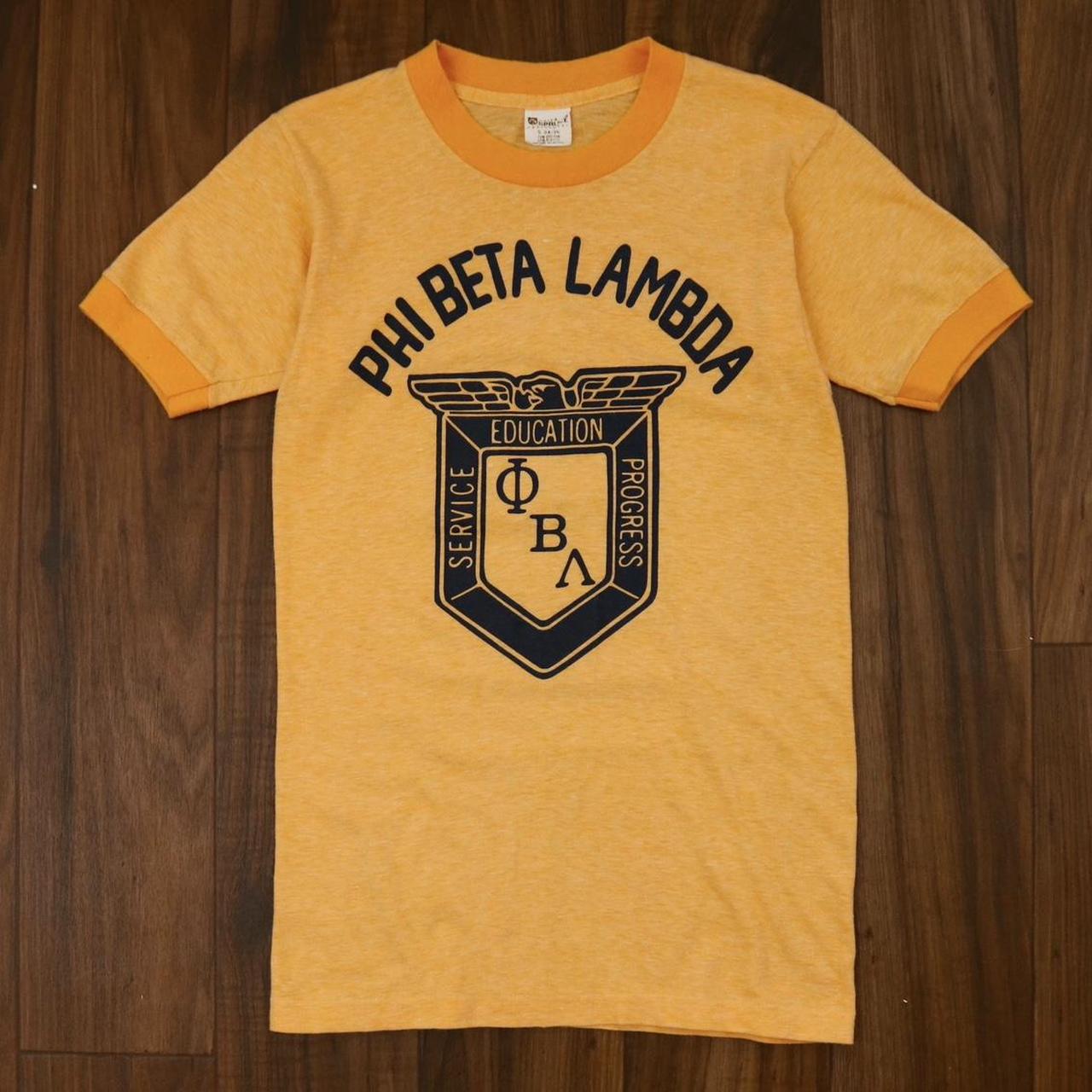 Vintage 70s Fraternity T Shirt, 1970s Phi Beta Lambda...