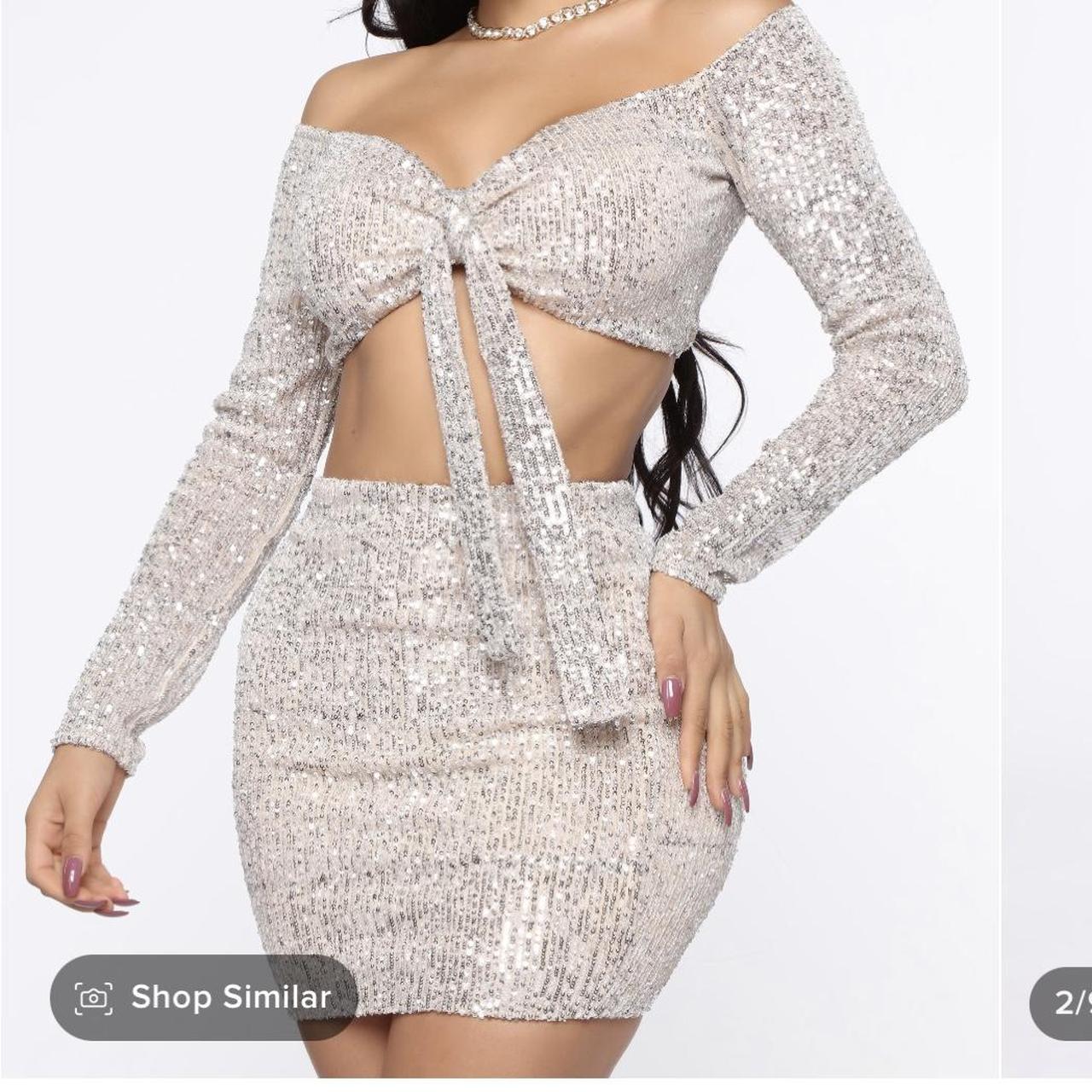 Fashion nova two cheapest piece dress