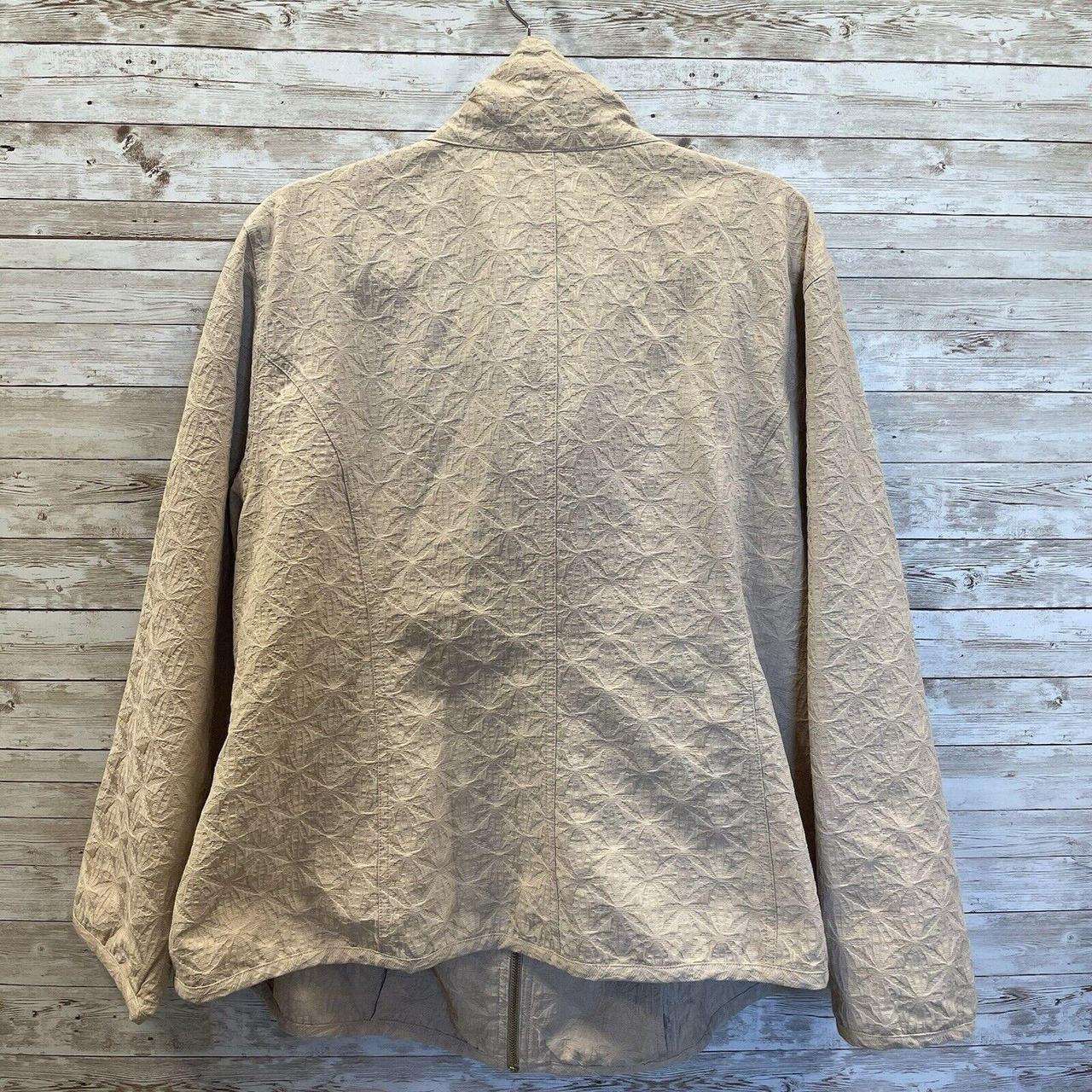 Ruby Rd. Women's Plus size Jacket - Tan/Cream - 2… - image 6