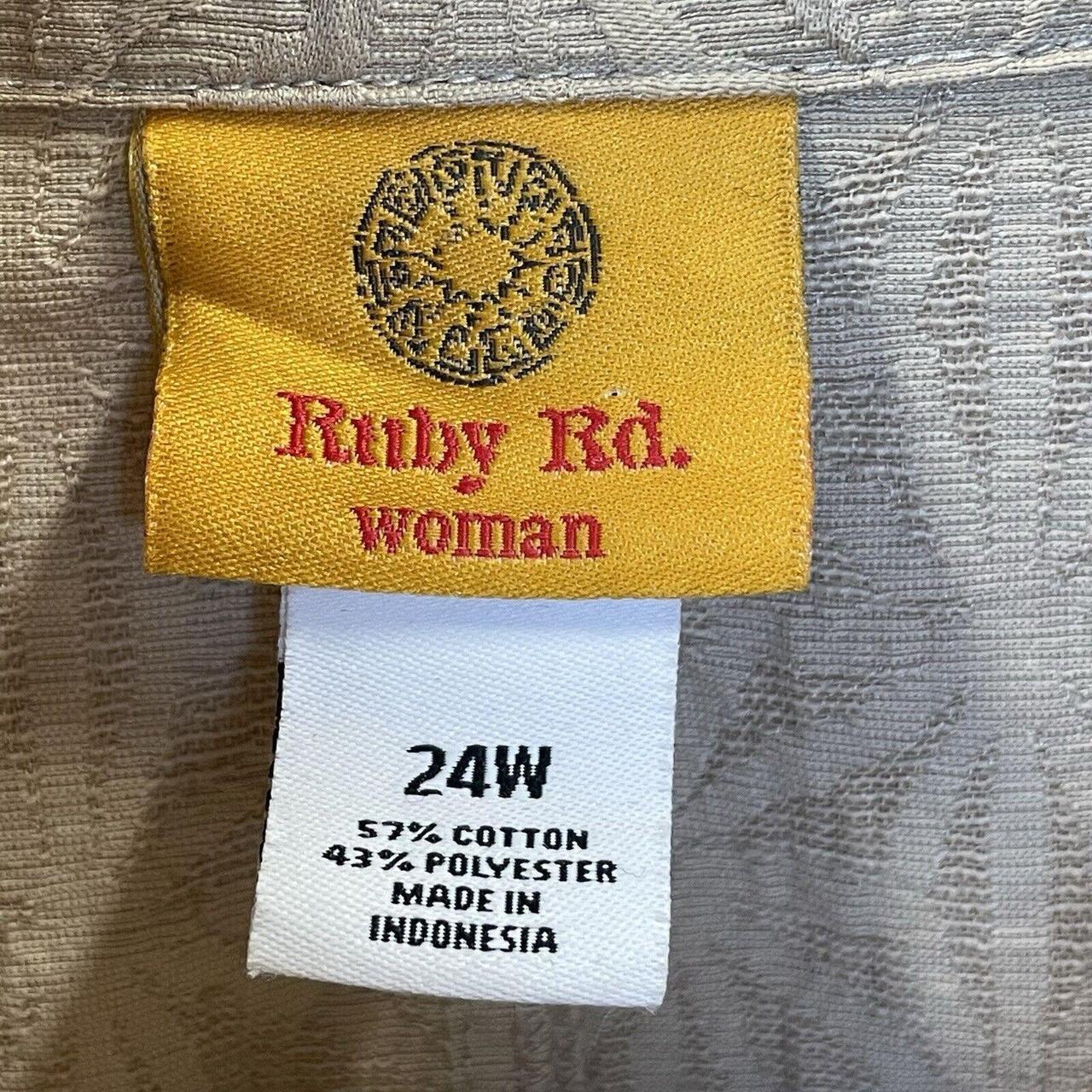 Ruby Rd. Women's Plus size Jacket - Tan/Cream - 2… - image 3