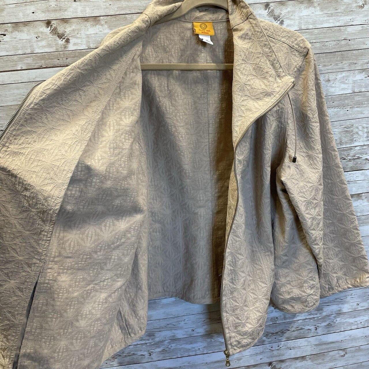 Ruby Rd. Women's Plus size Jacket - Tan/Cream - 2… - image 2
