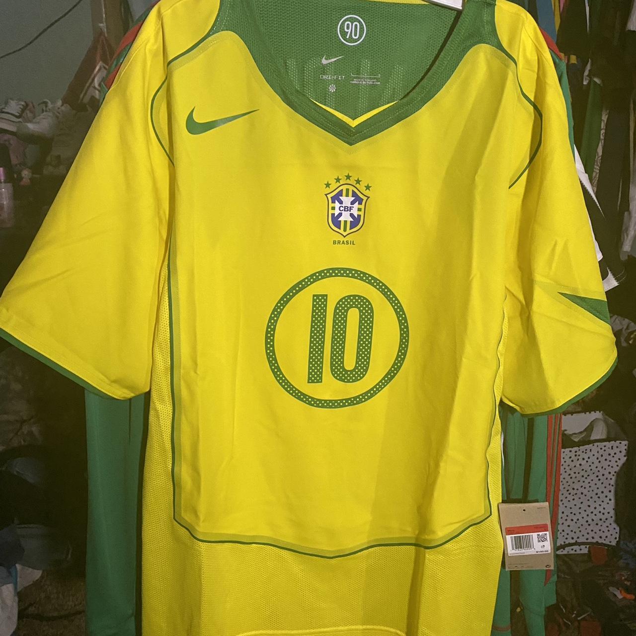 2002 World Cup Nike　M　ブラジル代表記念T ブラジル 2002FIFAワールドカップ優勝記念 T－シャツ