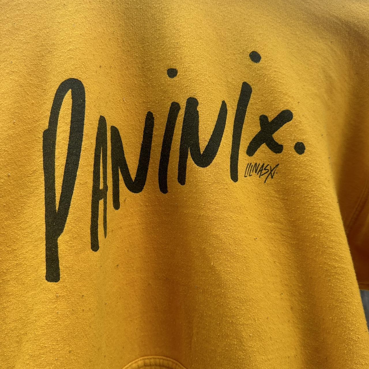 Lil Nas x Panini yellow cotton sweater Depop