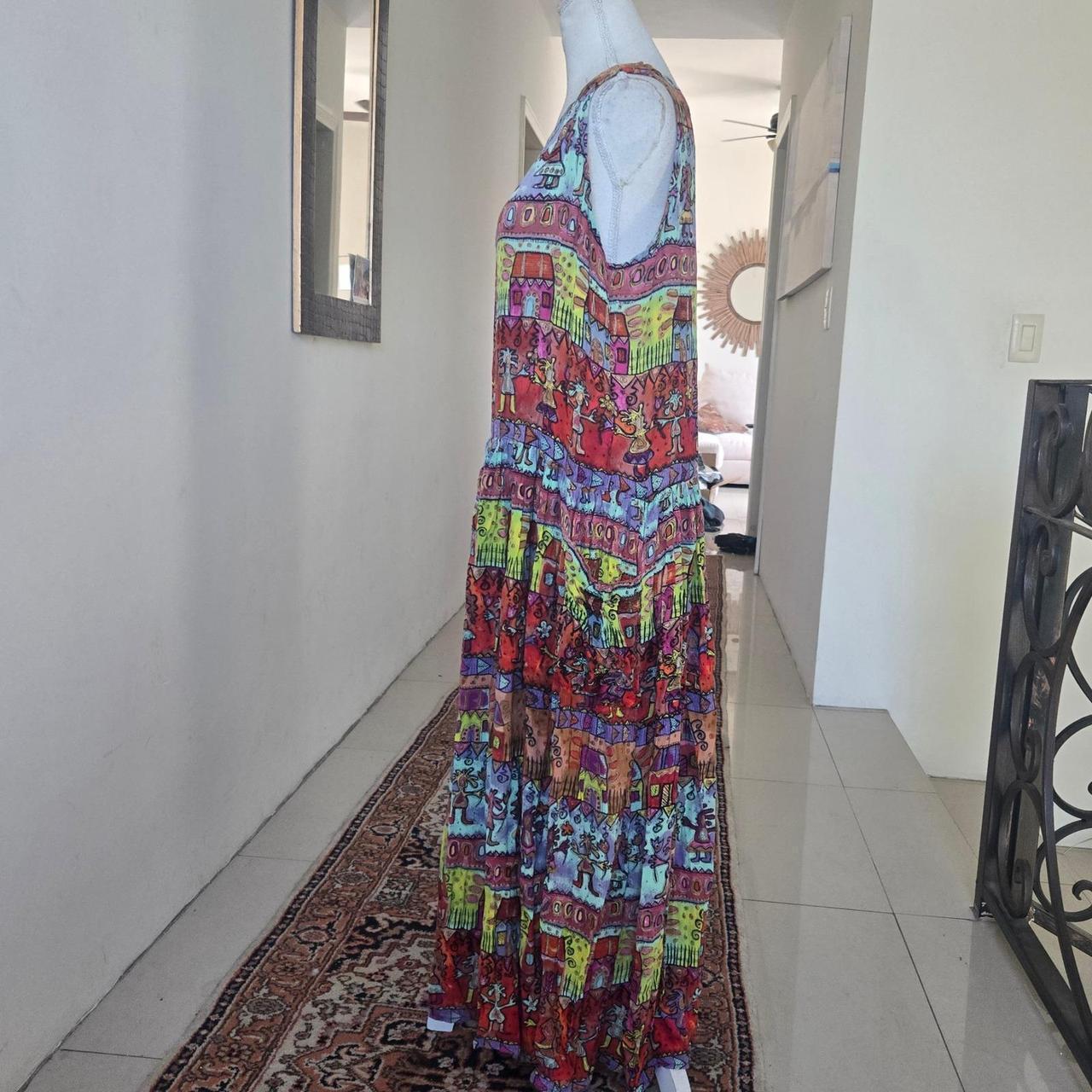 Vintage Women's A-line Dress - Multi - L – Bila S… - image 4