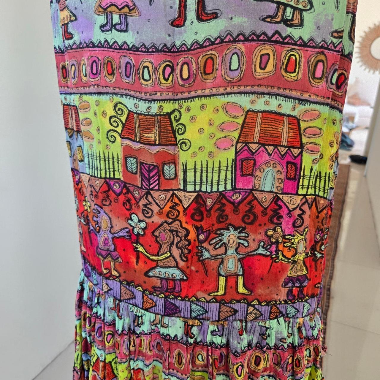 Vintage Women's A-line Dress - Multi - L – Bila S… - image 6