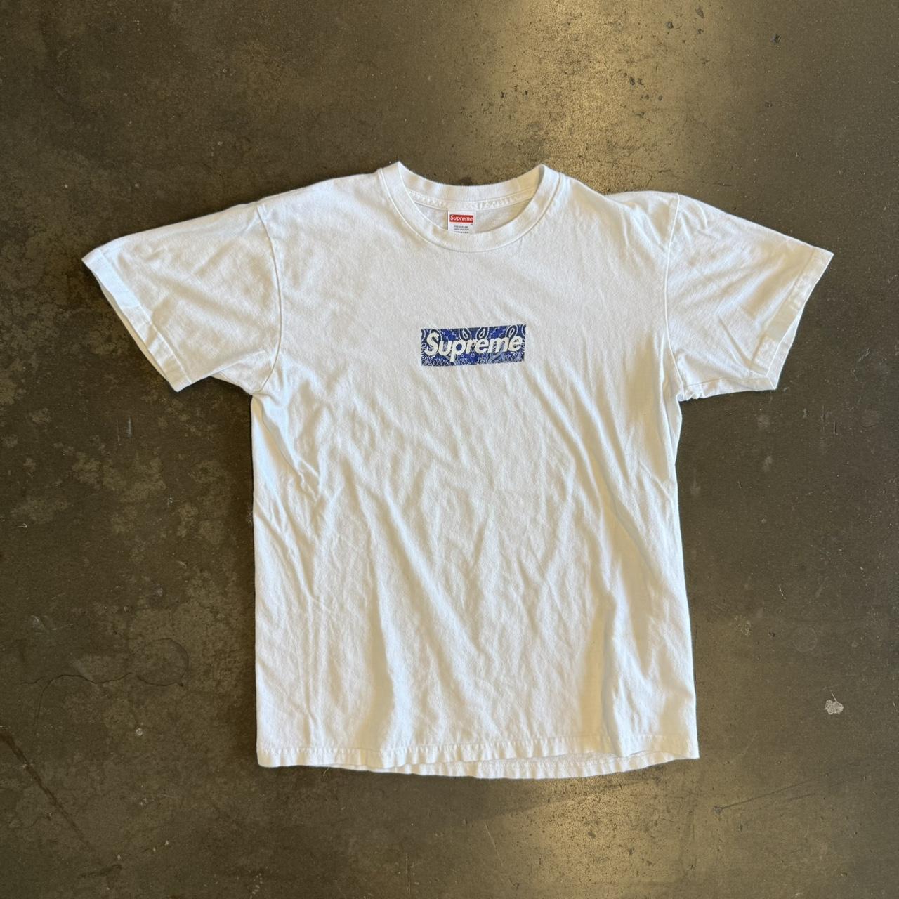 Supreme bandana-box-logo-tee - Depop