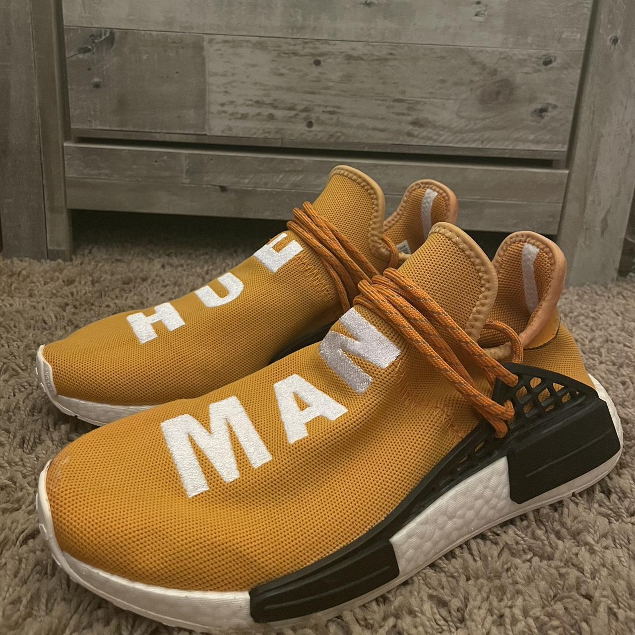 Orange human race nmd on sale