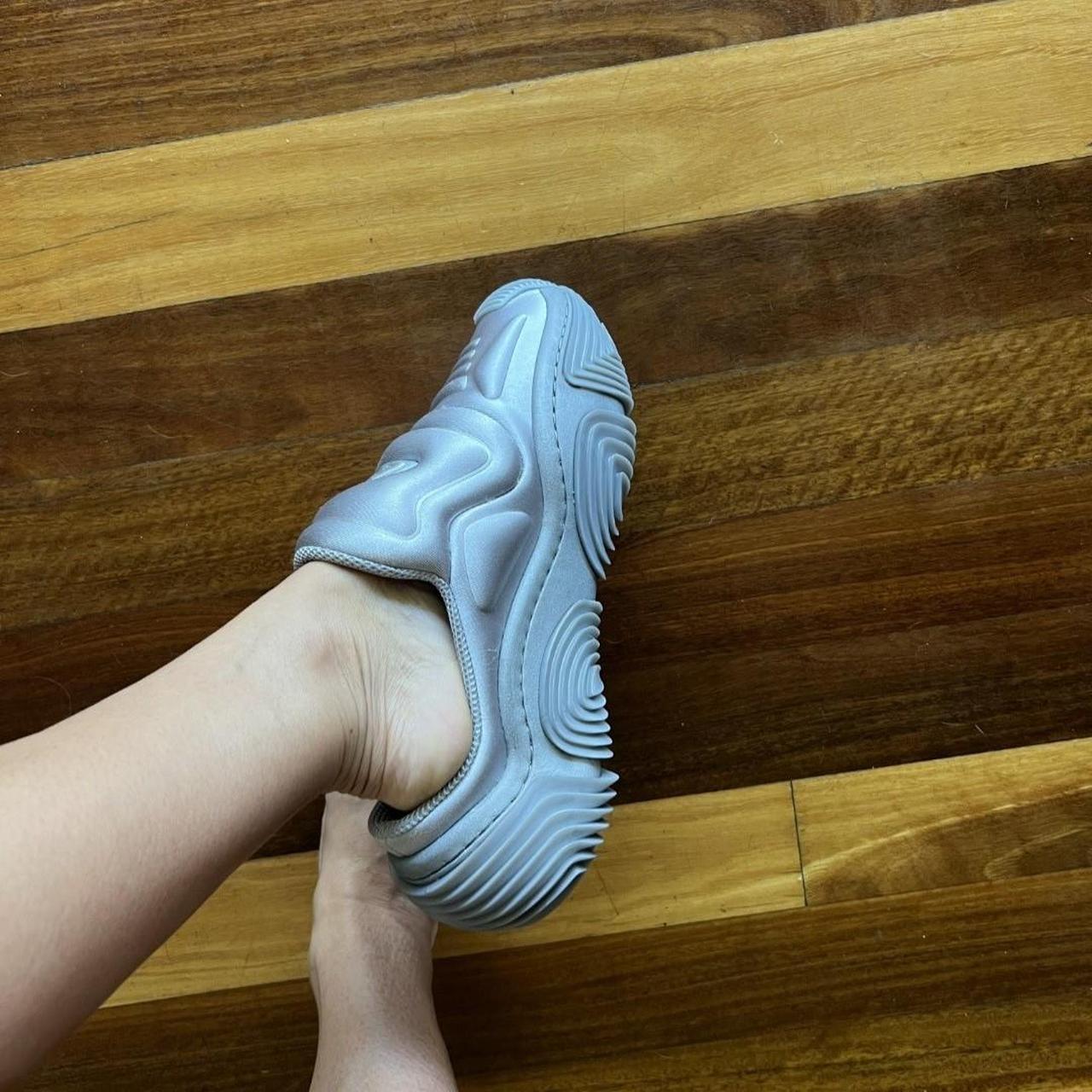 Alexander wang vortex mule 37eu silver Worn once!! | Depop