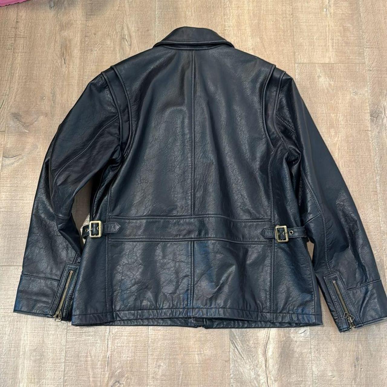 Vintage 90's Eddie Bauer Chestnut Brown 100% Leather | Depop
