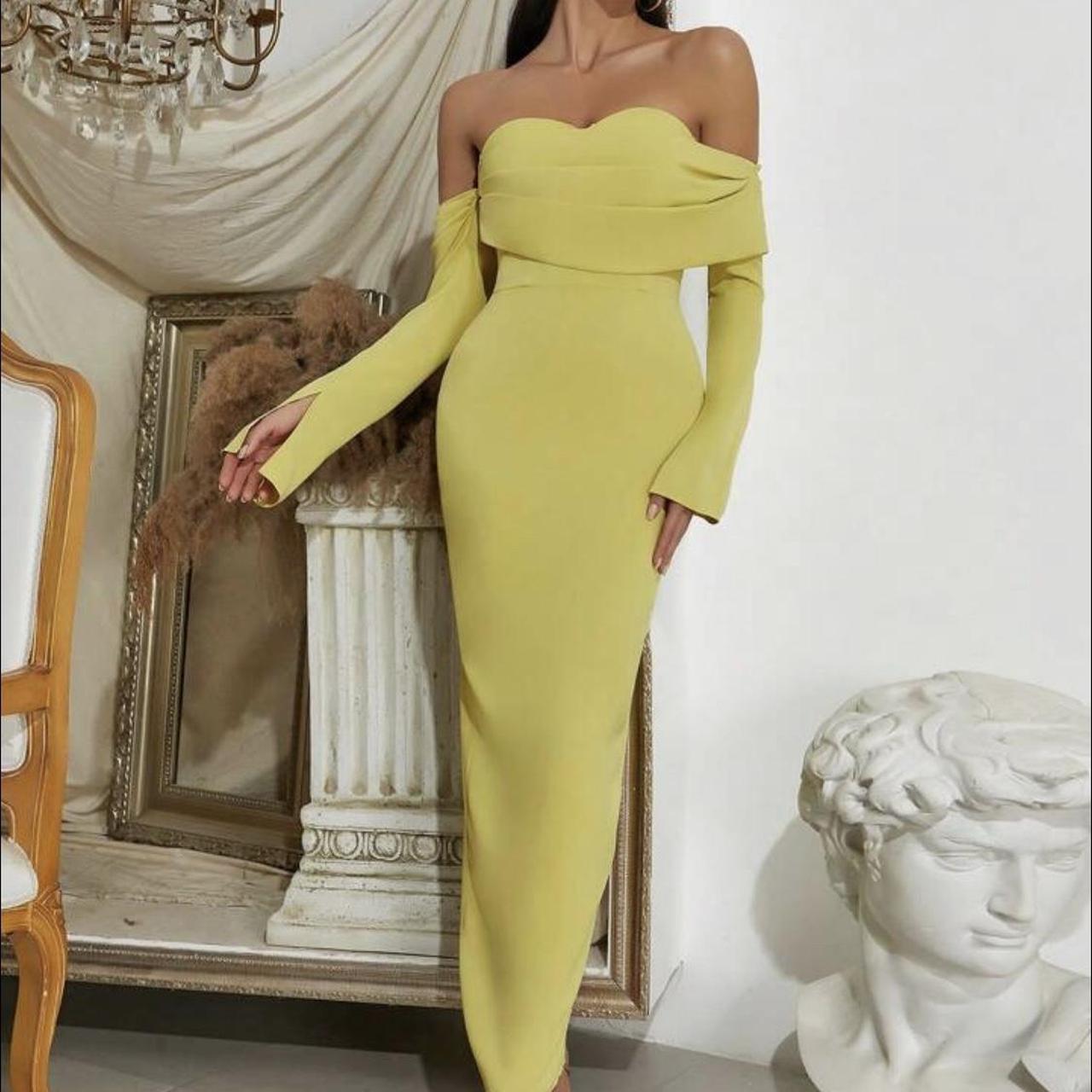 The dress from Shein is a vibrant