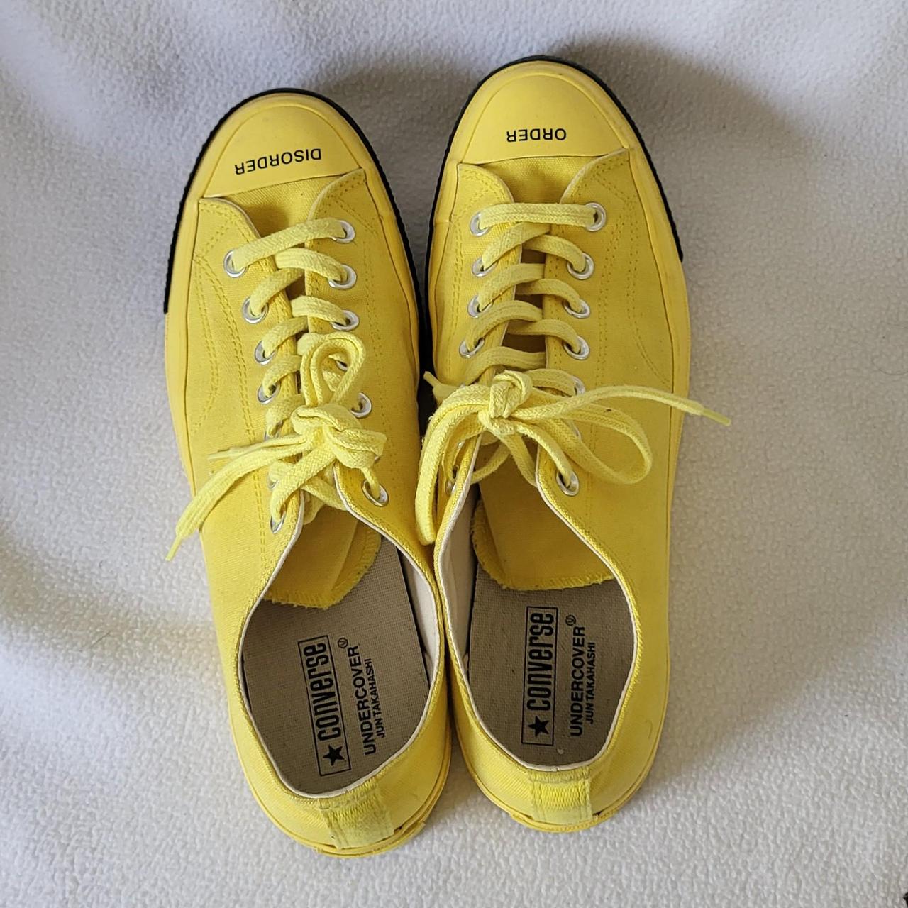 Converse undercover yellow best sale