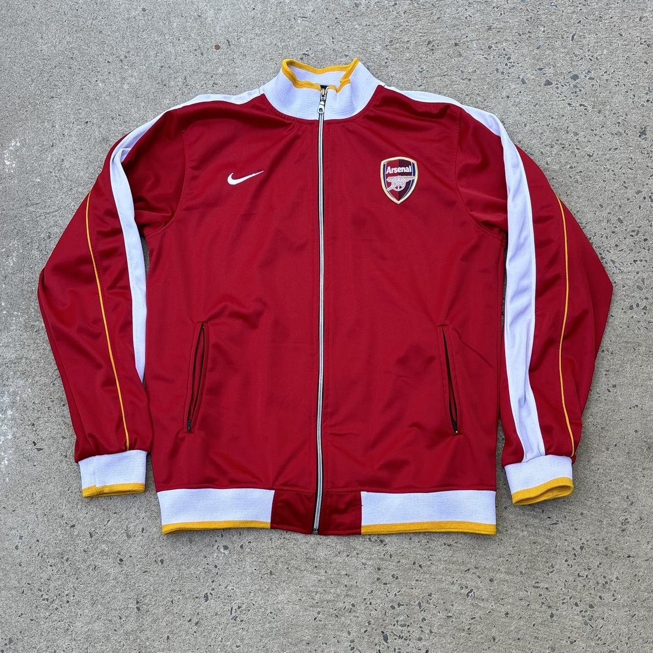 NIKE Arsenal ジャージ　バーガンディ/イエロー NIKE track jacket 