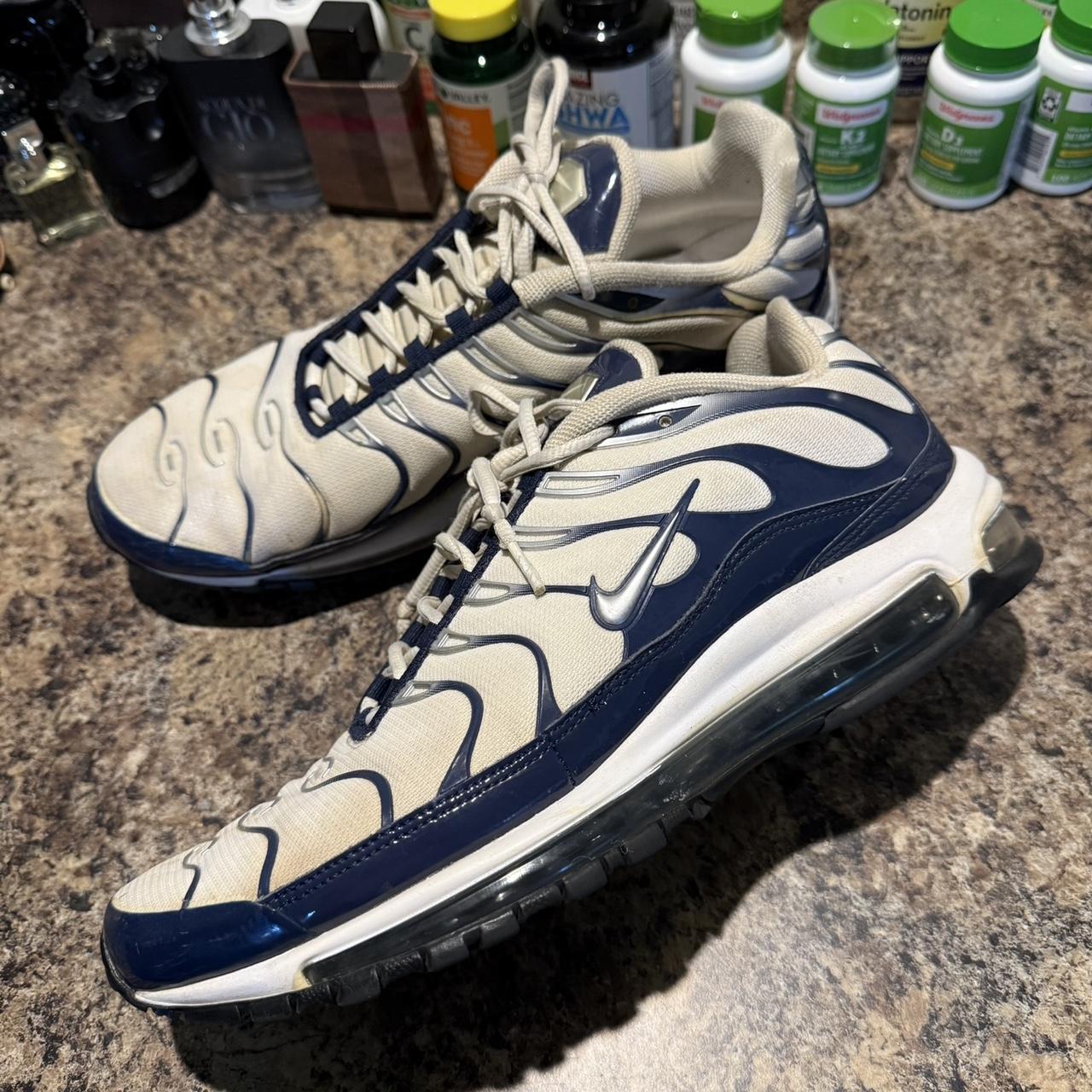 air max 97 plus white and blue