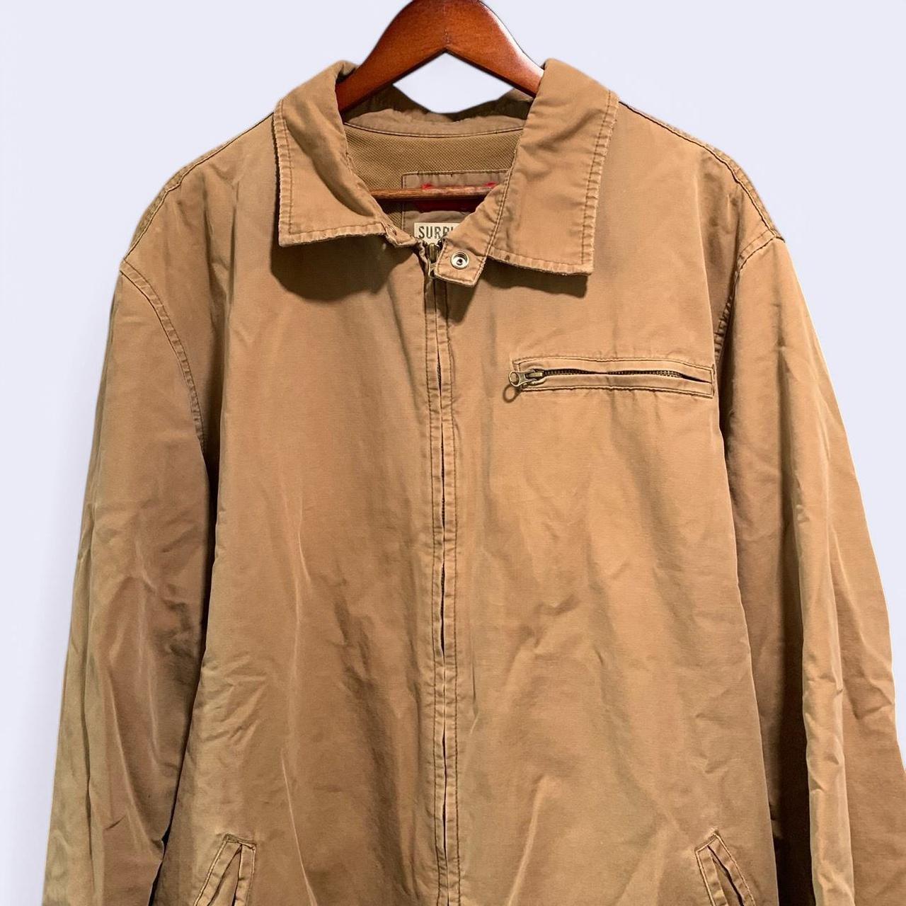 Old Navy Men's Jacket - Tan/Brown - XXL – Tan and brown vintage Old Navy jacket …
