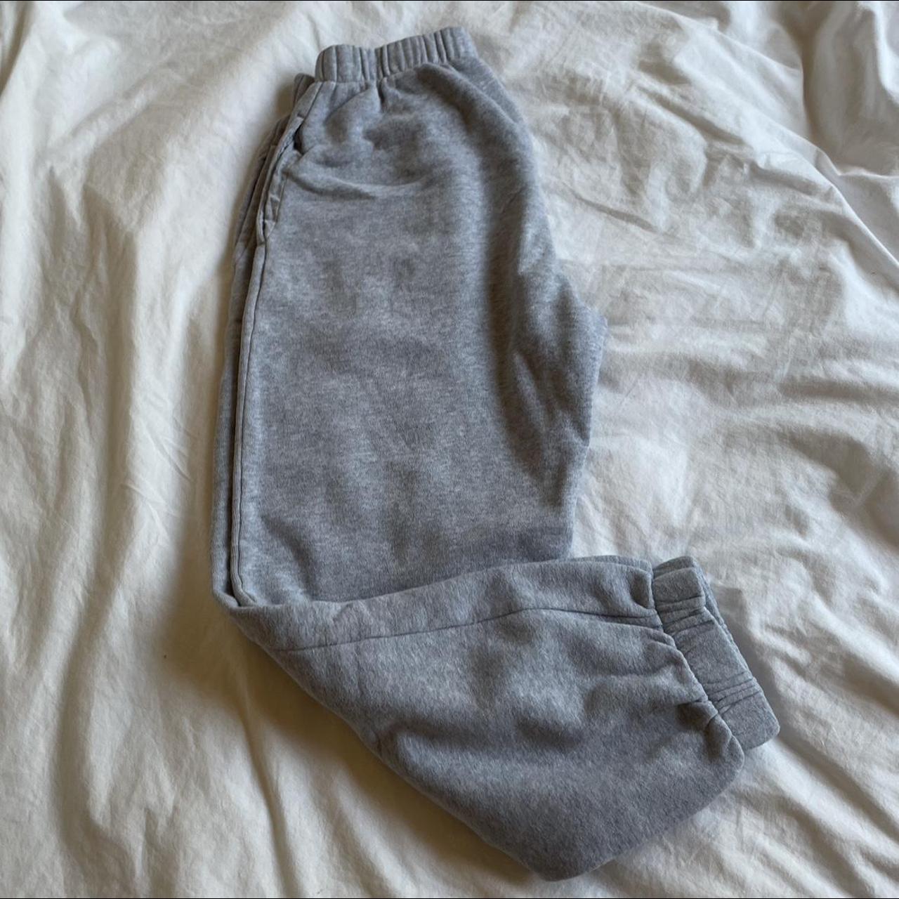 brandy melville grey rosa sweatpants excellent used... Depop