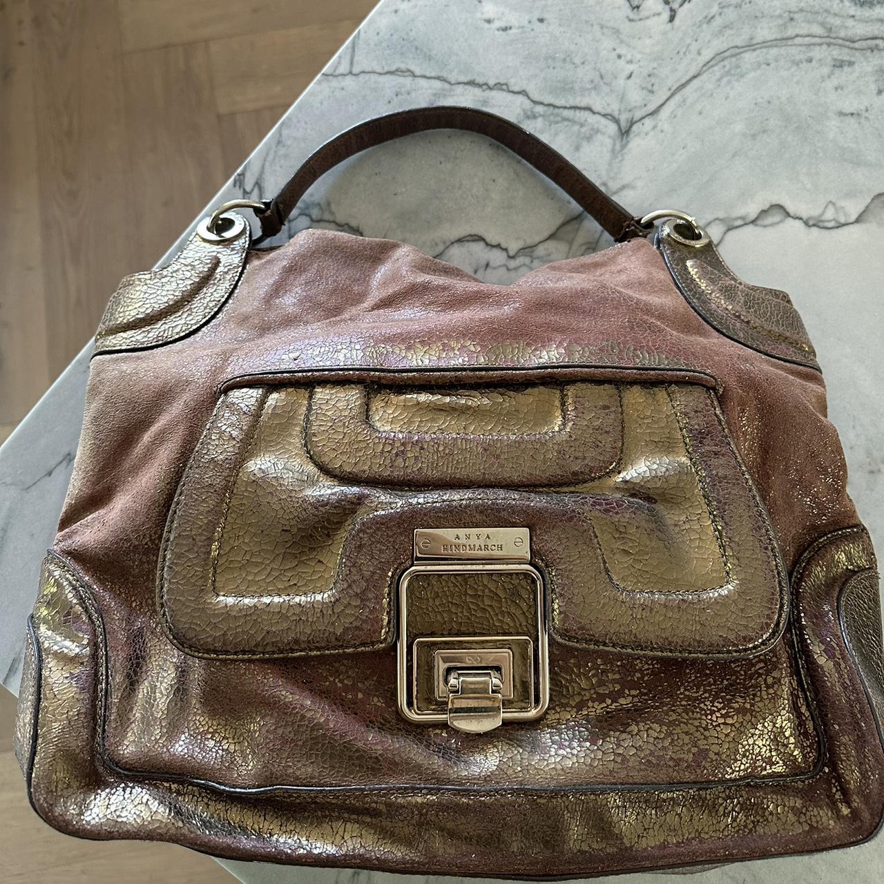 ANYA HINDMARCH handbag Mauve & Gold The most... Depop