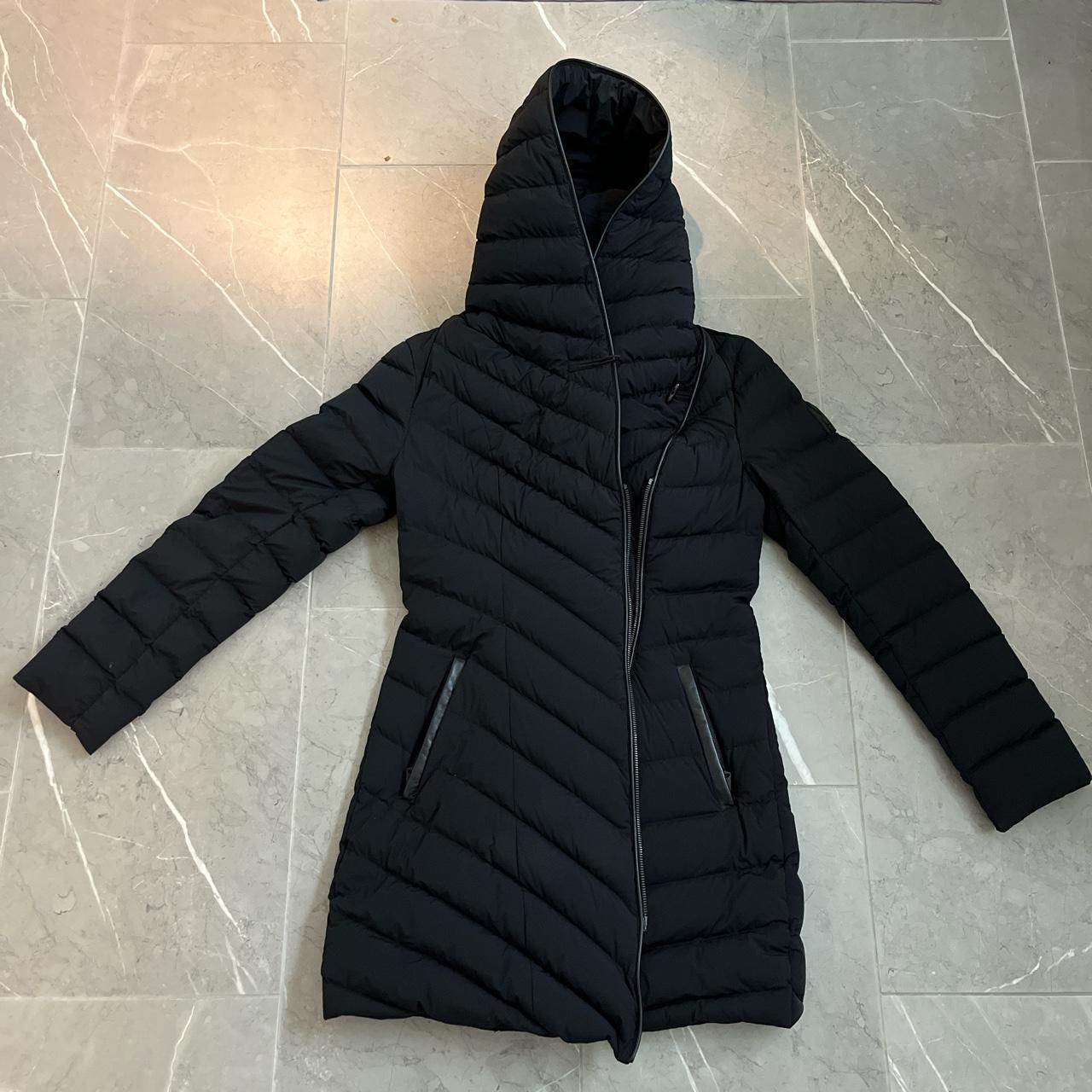 mackage black puffer! basically perfect condition,... - Depop