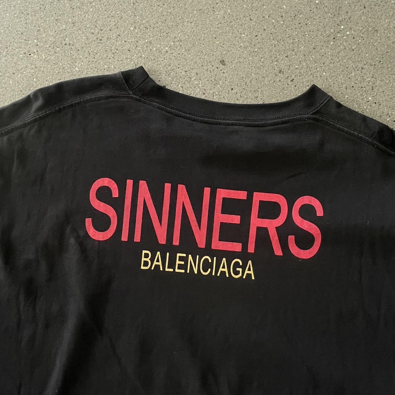 Sinners balenciaga shirt on sale