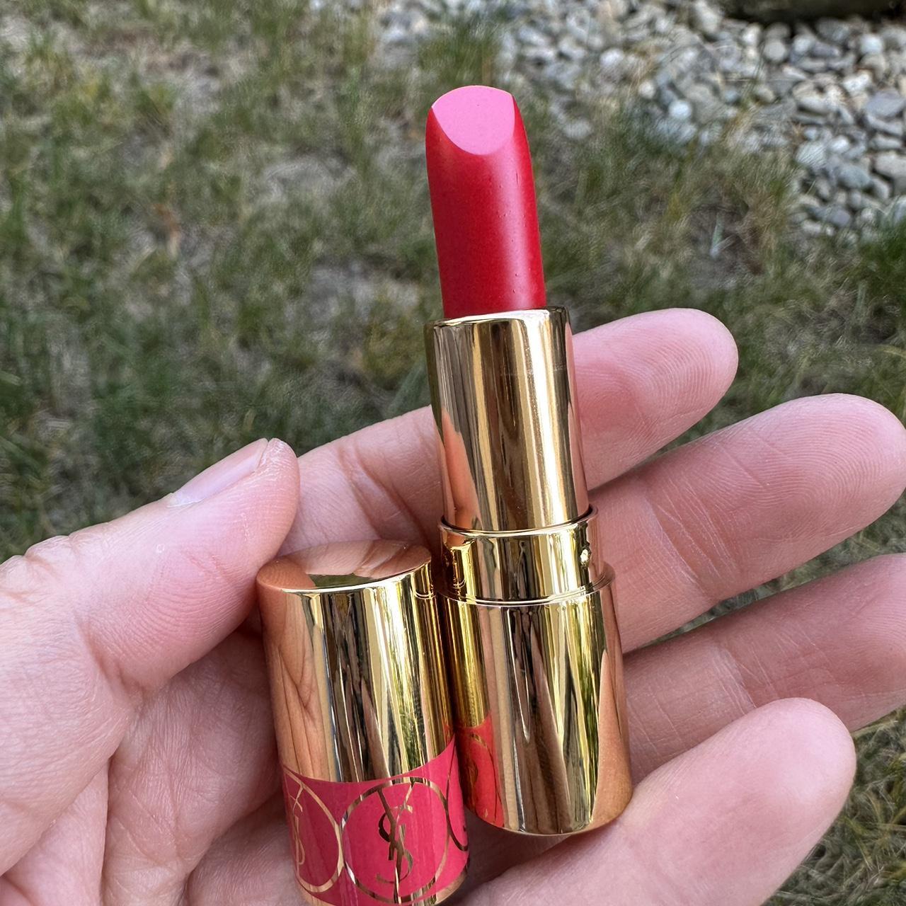 YSL Rouge Volupte Shine 45 Rouge Tuxedo Lipstick. Depop