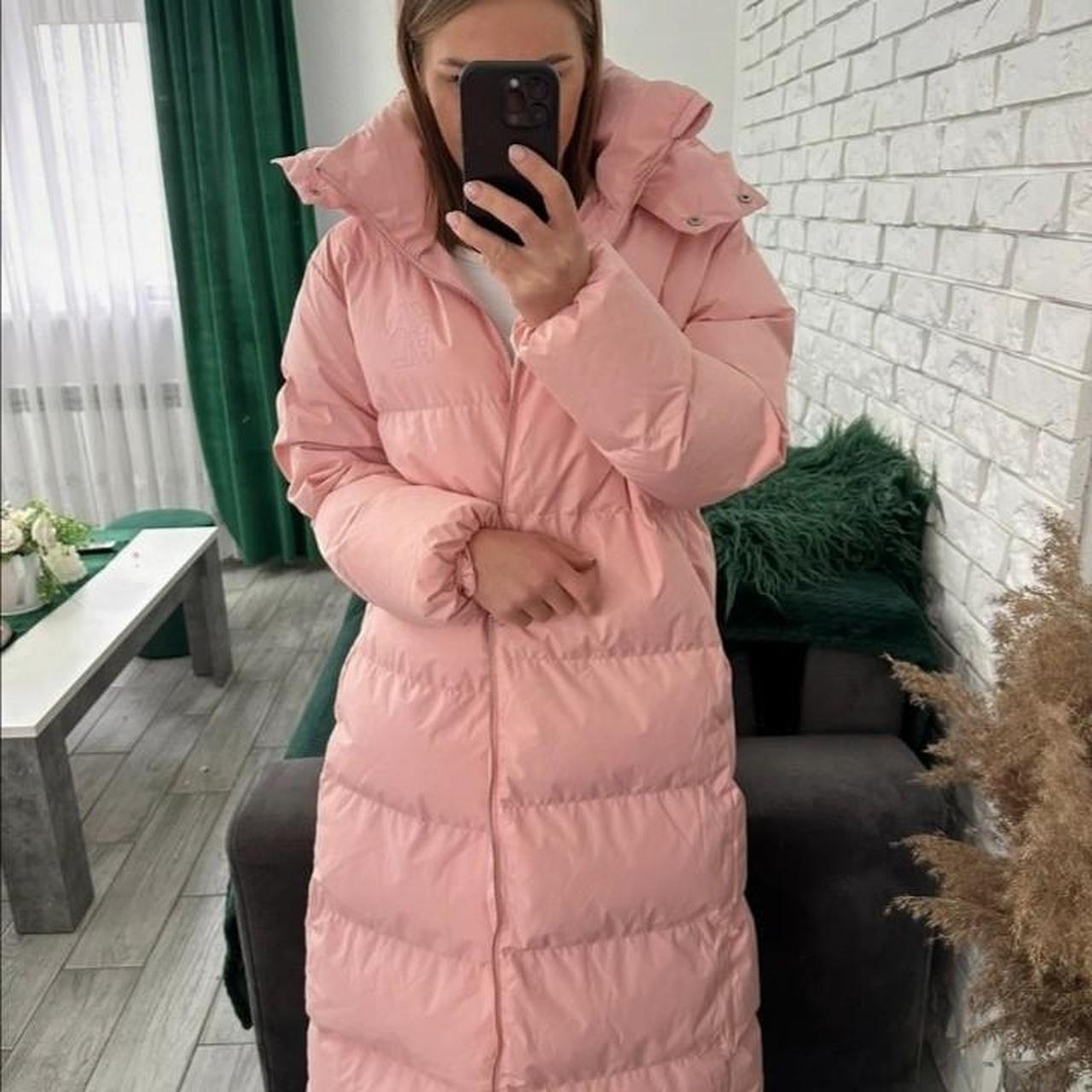 Karl lagerfeld pink coat best sale