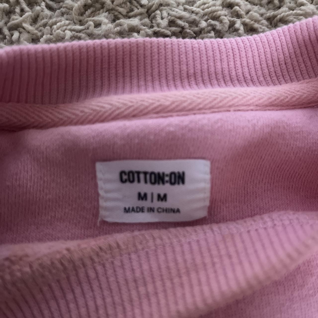 Cotton On Pink Crew Neck Not super baggy... Depop