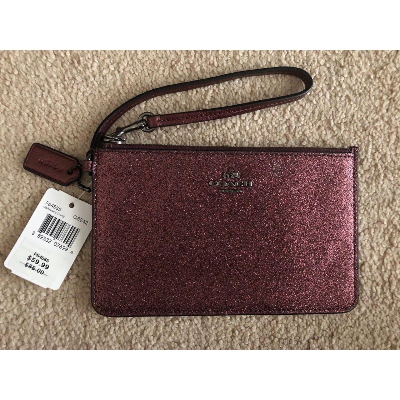 Coach glitter wallets 2024 for women