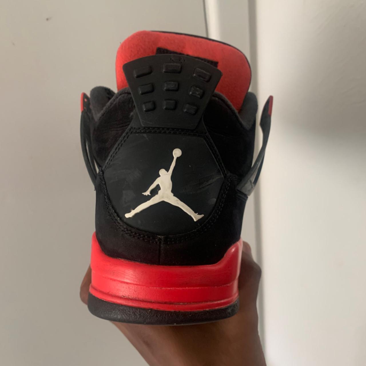 Jordan 4 “ Red Thunders “ barely wore looking to get... - Depop