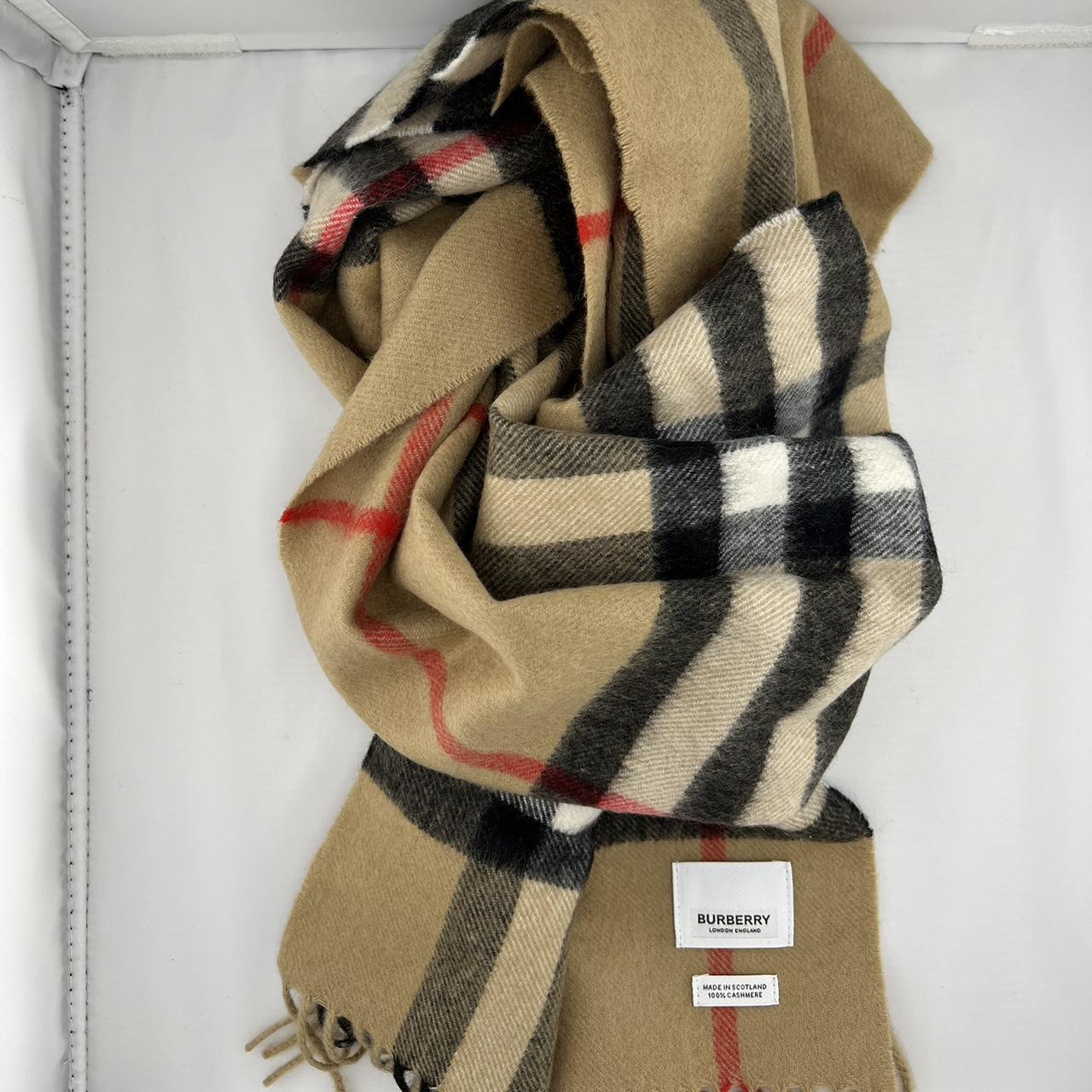 Burberry cashmere scarf only worn handful of. Depop