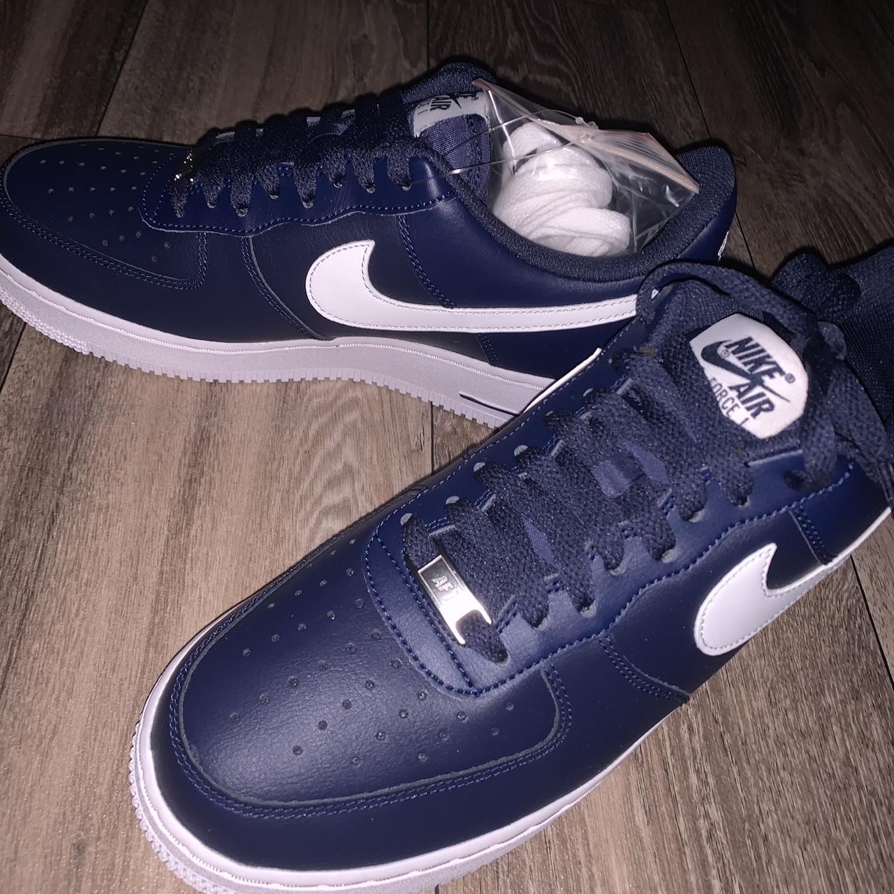 07 Midnight Navy Nike Air Force Low Depop