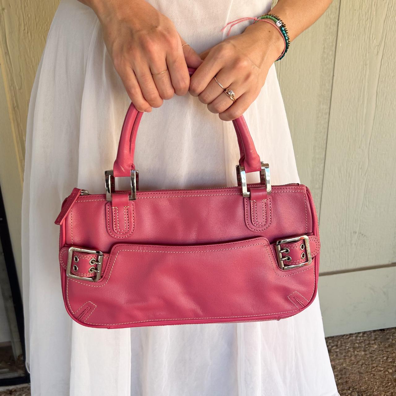 BCBG Girls Y2K pink rectangle purse with