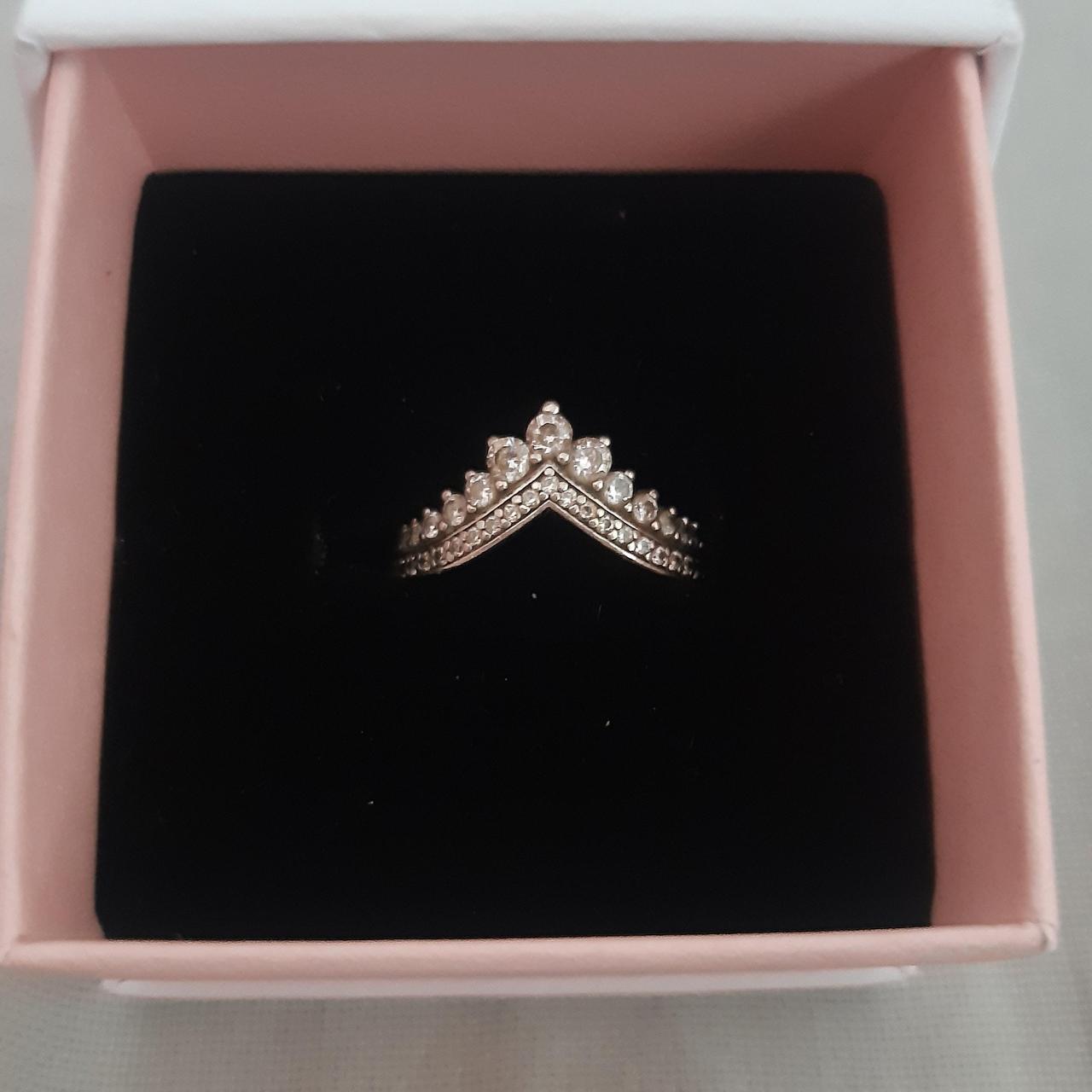 Pandora silver timeless wish tiara ring size 50 | Depop