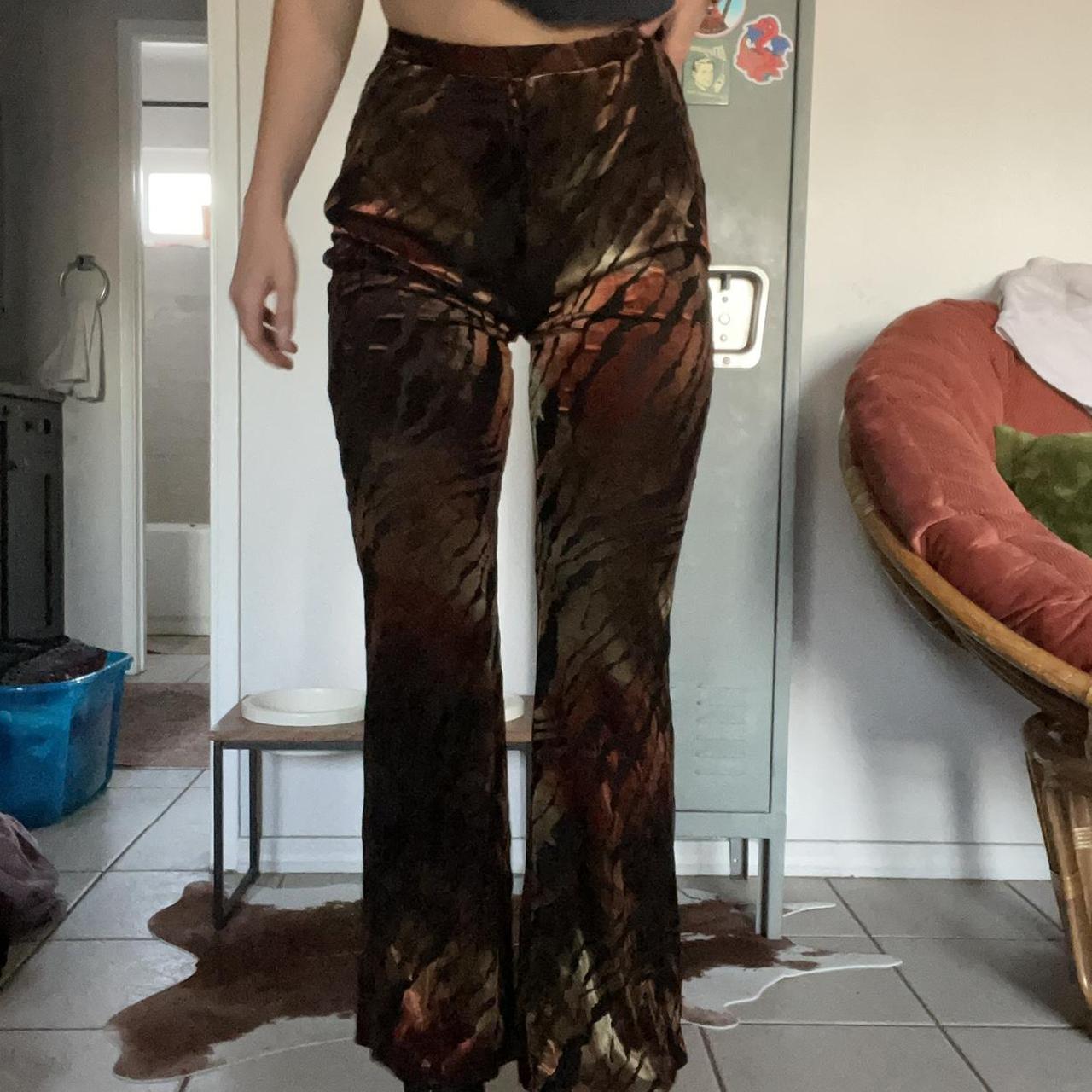 Sheer Zebra Print Pants Perfect For Festivals Going Depop   P0 