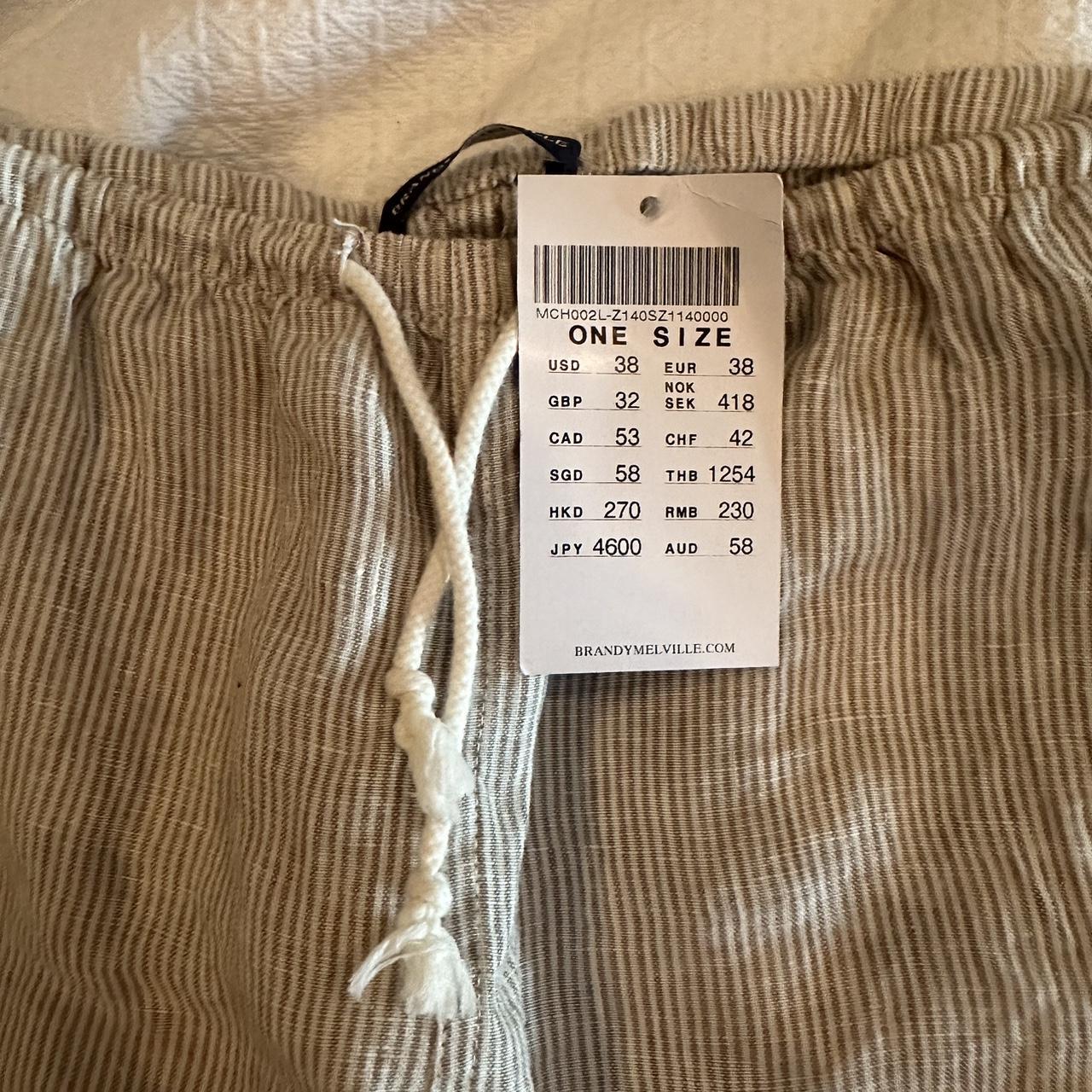 Brandy Melville nwt linen pants Very cute for... | Depop
