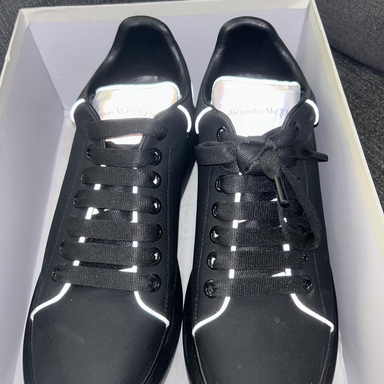 Alexander McQueens Color black and reflective. Depop