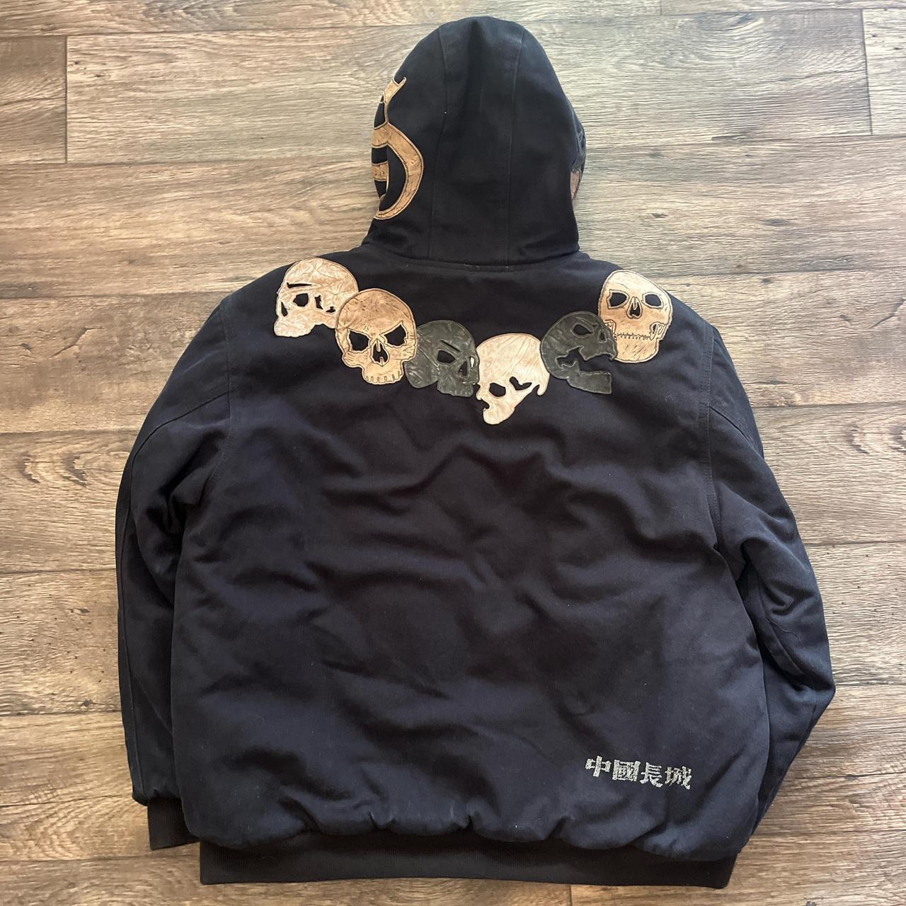 Supreme Great China Wall hooded work jacket -Asking | Depop Supreme Great China Wall hooded work jacket -Asking | Depop